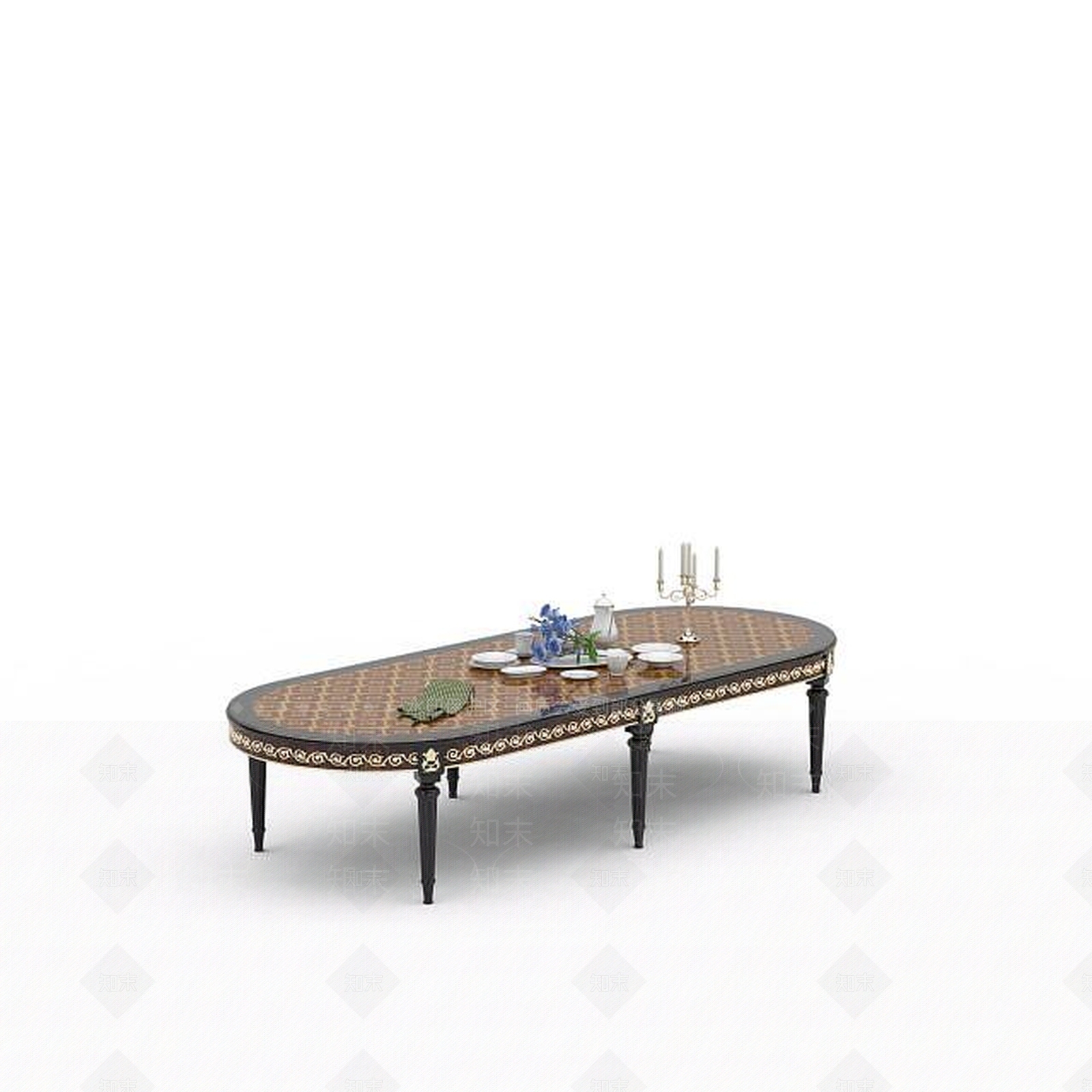 现代书桌椅3D模型下载【ID:1193593496】