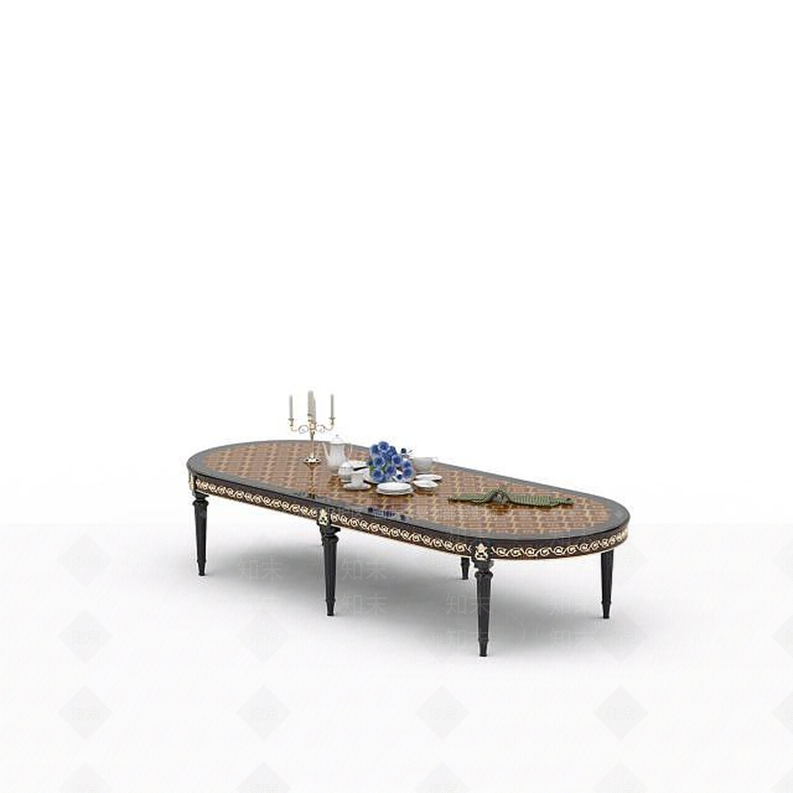 现代书桌椅3D模型下载【ID:1193593496】