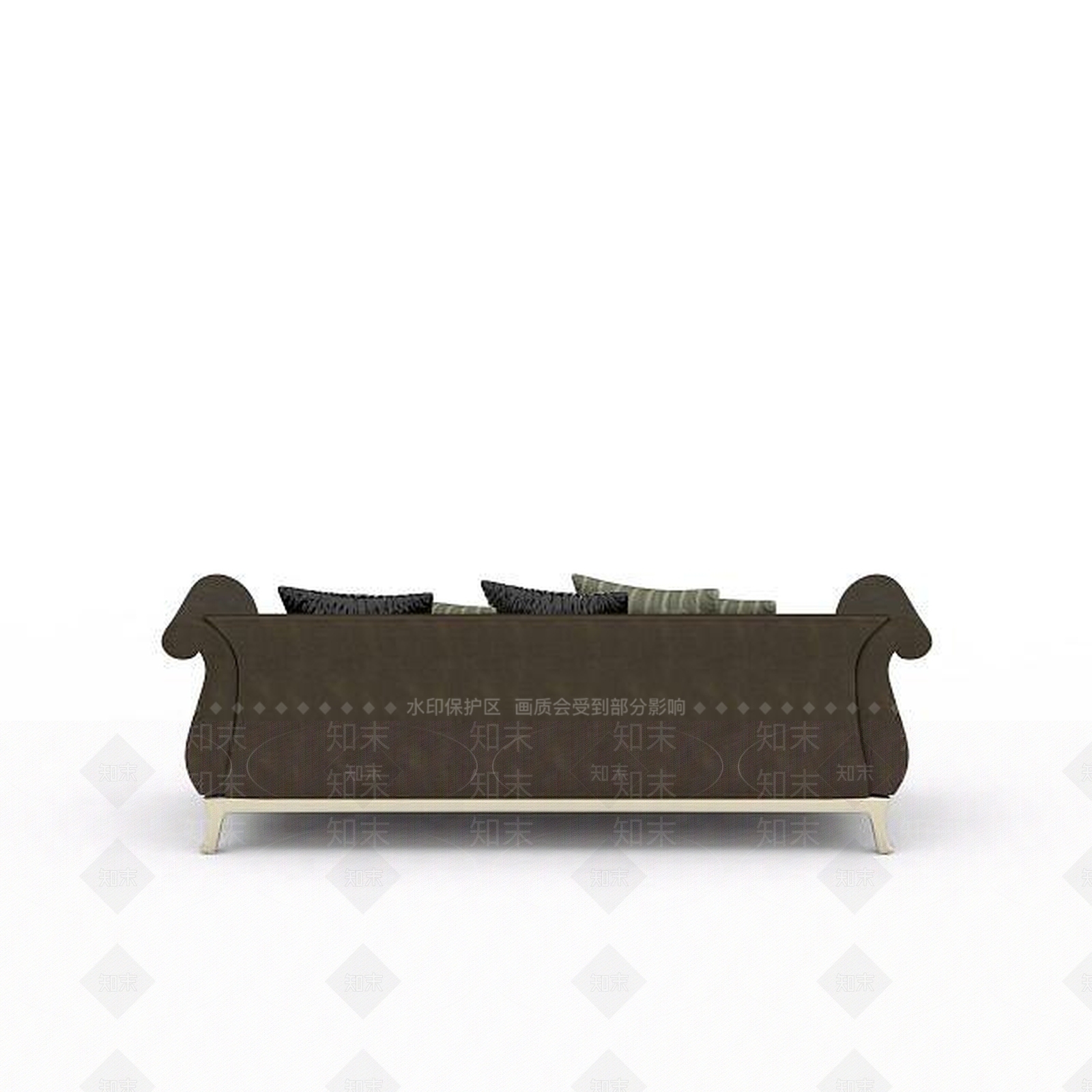 现代双人沙发3D模型下载【ID:1193596127】