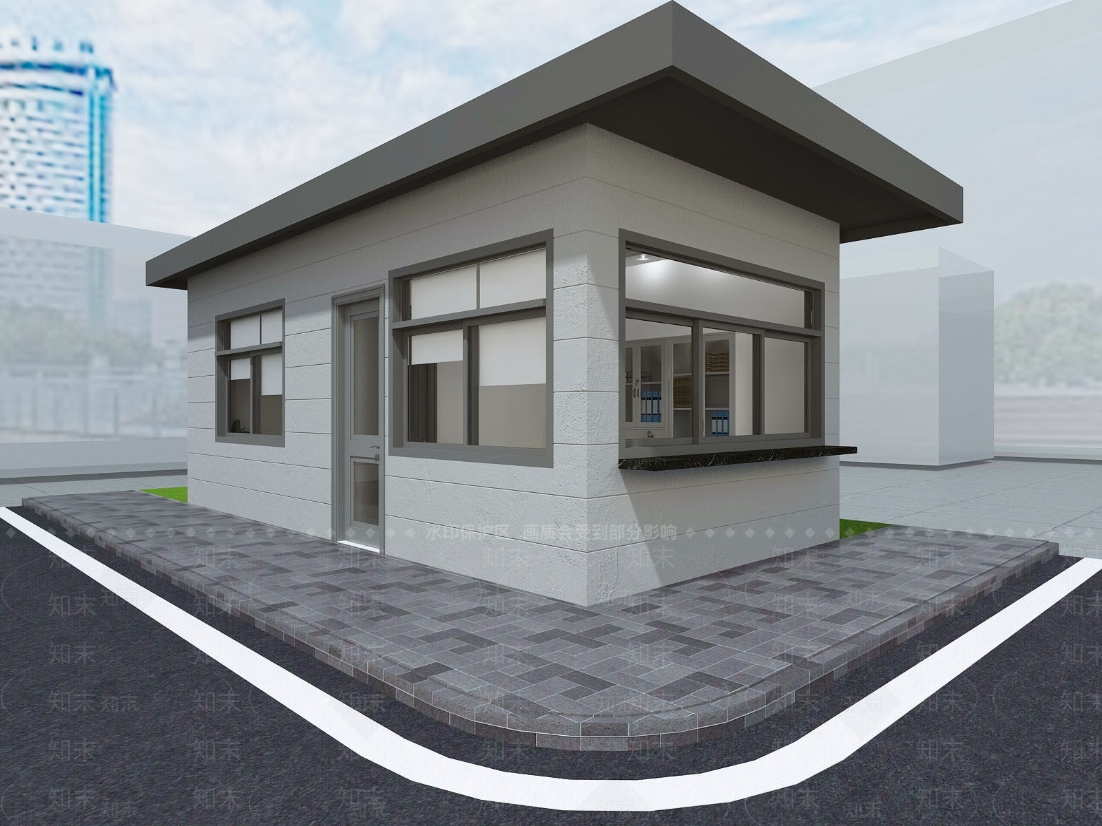 现代其他建筑外观3D模型下载【ID:1193612730】