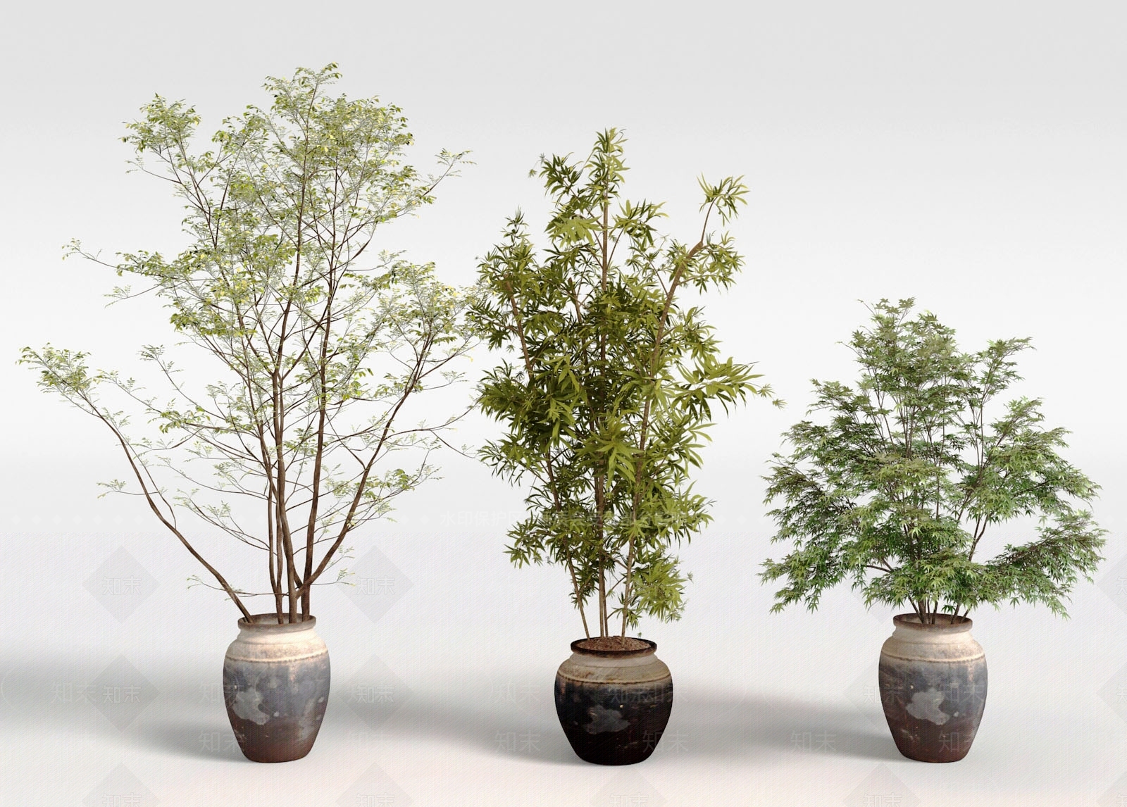 盆栽3D模型下载【ID:1193614847】