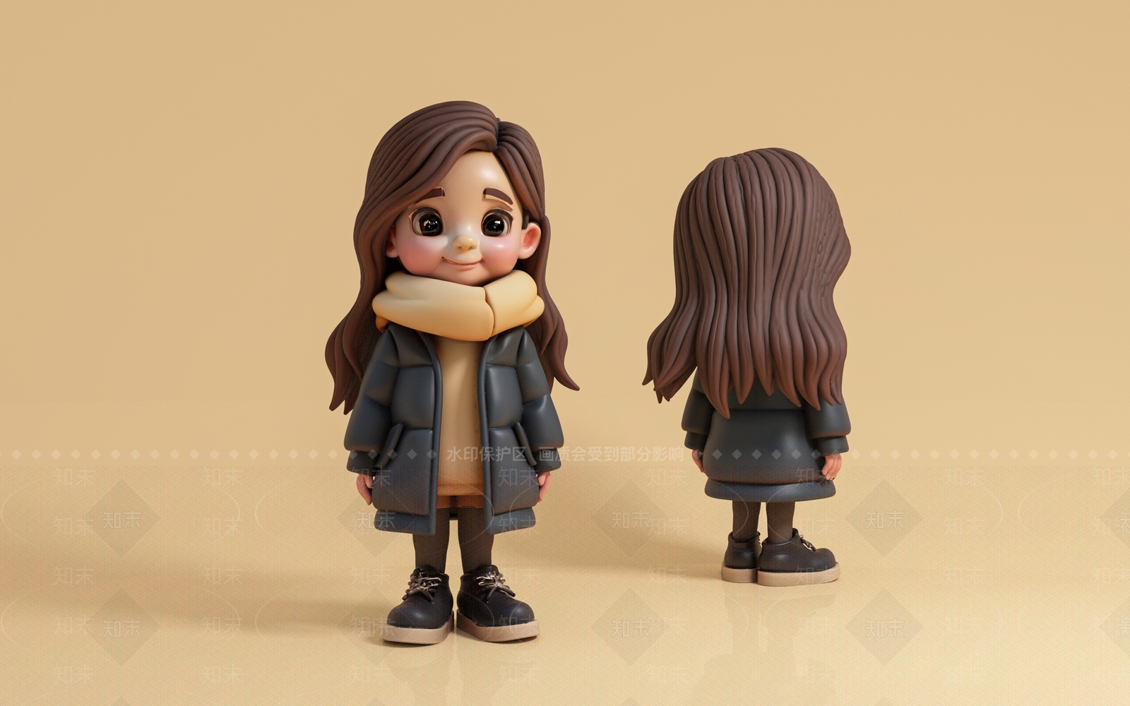 女人3D模型下载【ID:1193620517】
