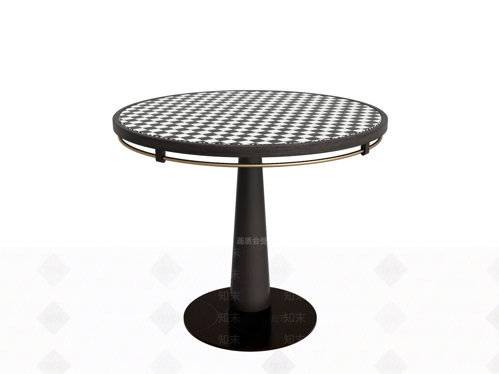 复古中古餐桌SU模型下载【ID:1193625935】