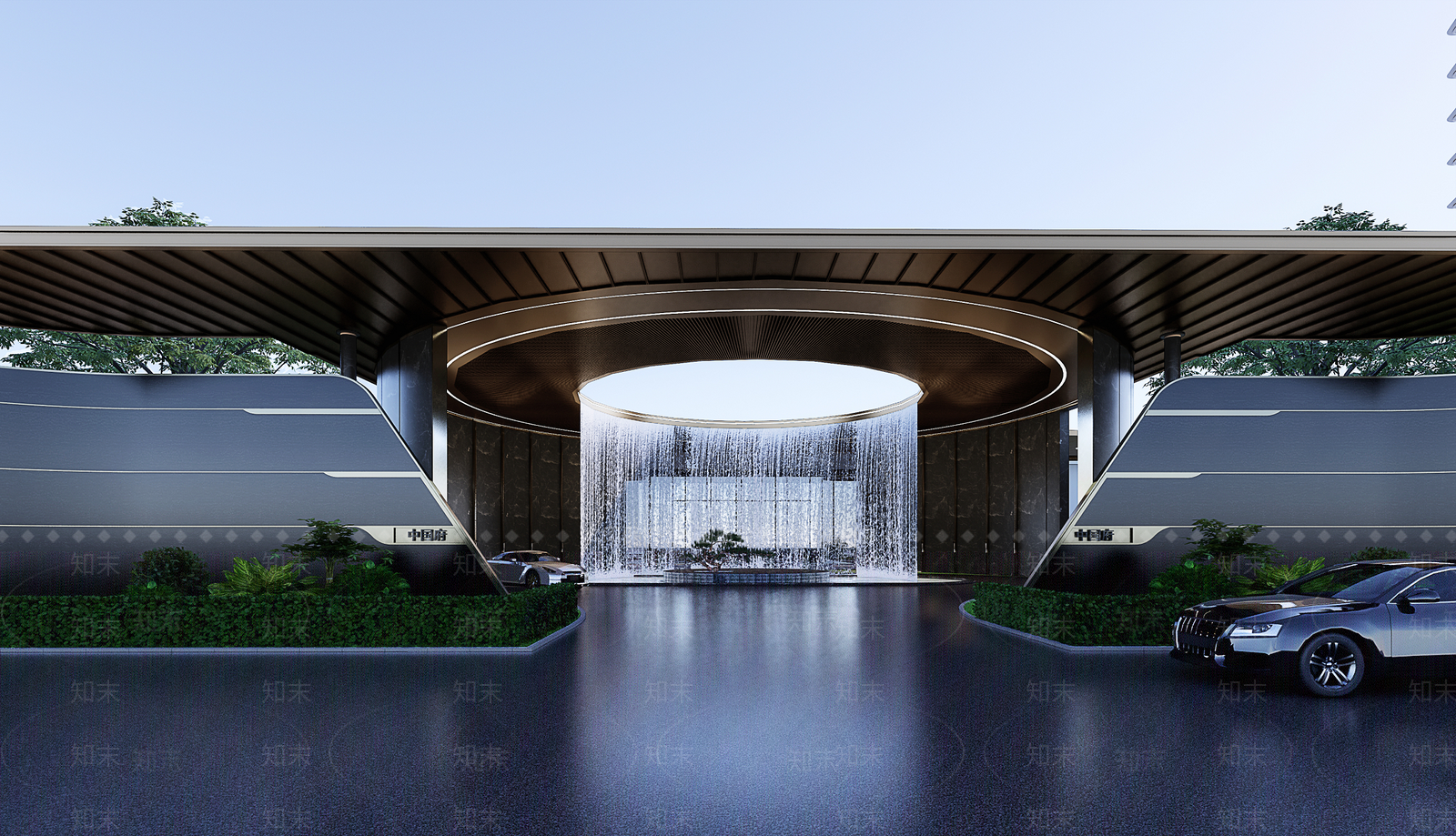 现代小区建筑SU模型下载【ID:1193626590】