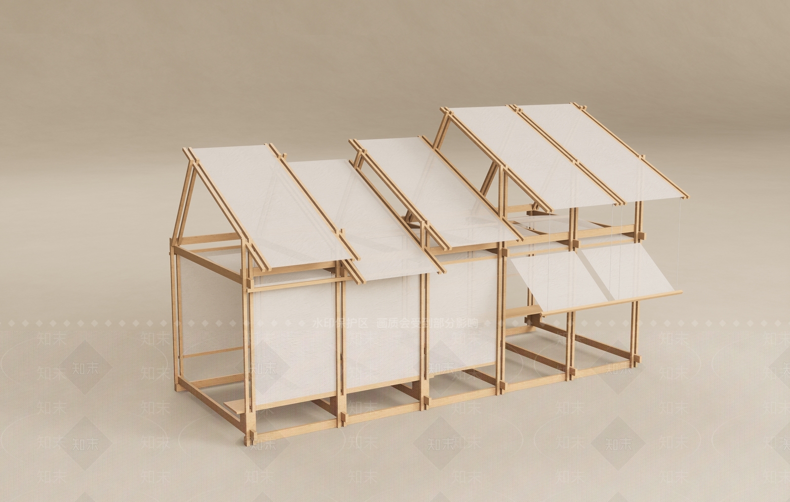 现代文创展台SU模型下载【ID:1193627622】