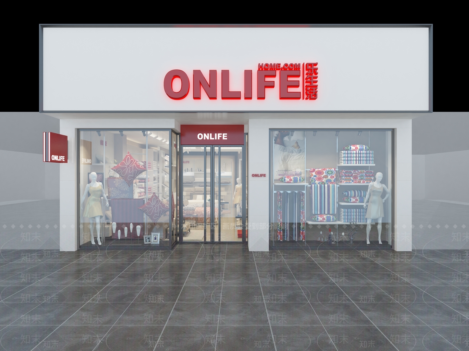 现代服装店3D模型下载【ID:1193631154】