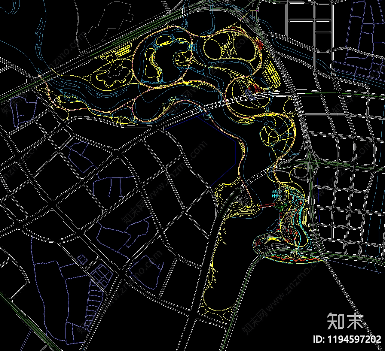 综合性公园施工图下载【ID:1194597202】