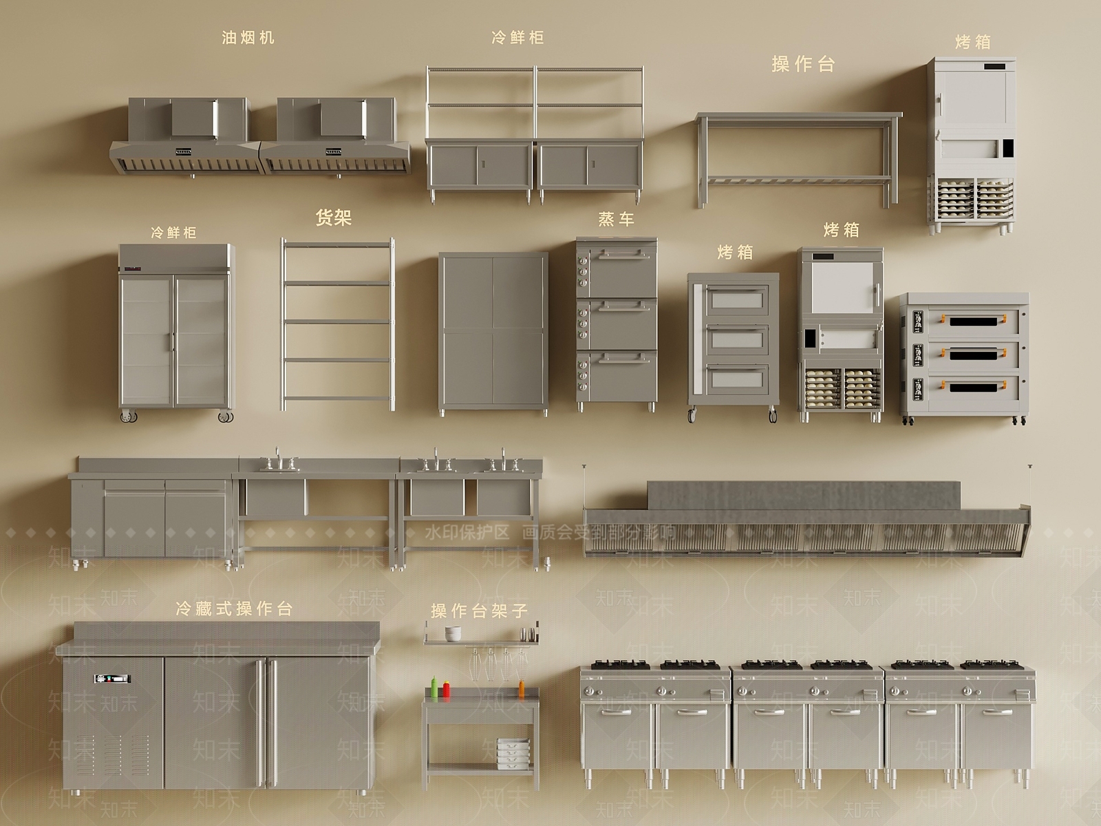 厨具SU模型下载【ID:1193639785】