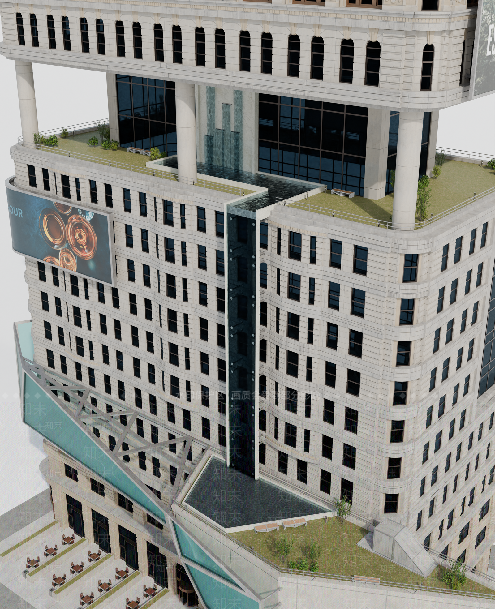 现代其他商业建筑SU模型下载【ID:1193642280】