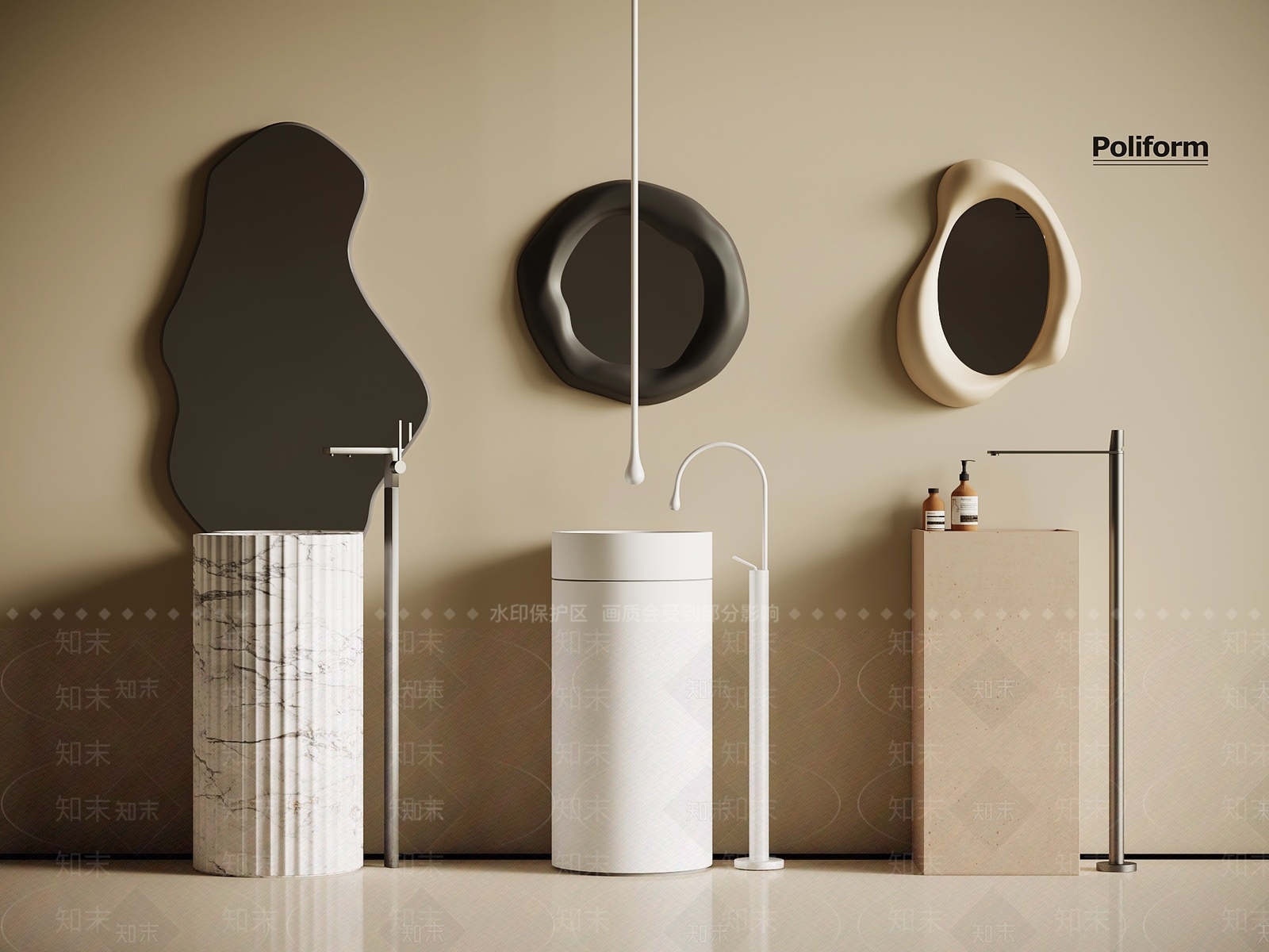 洗手台3D模型下载【ID:1193644279】