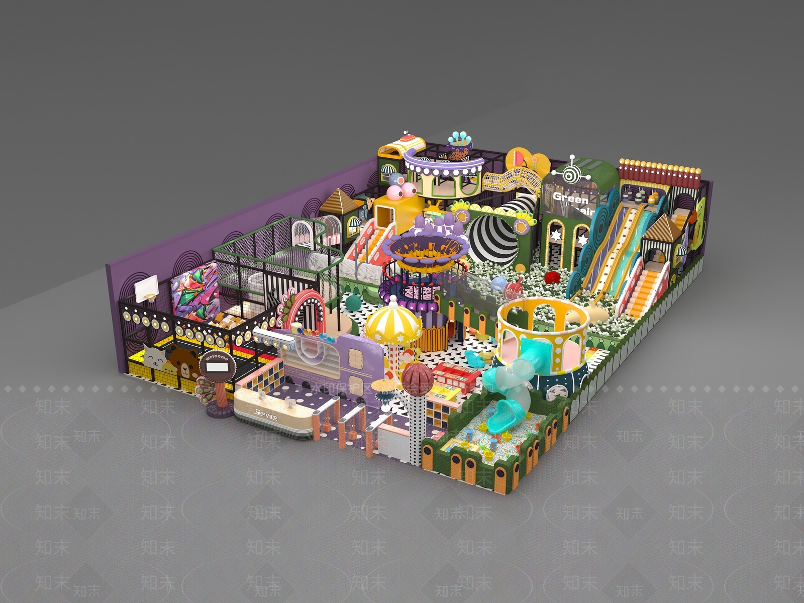 现代其他展厅3D模型下载【ID:1215125796】