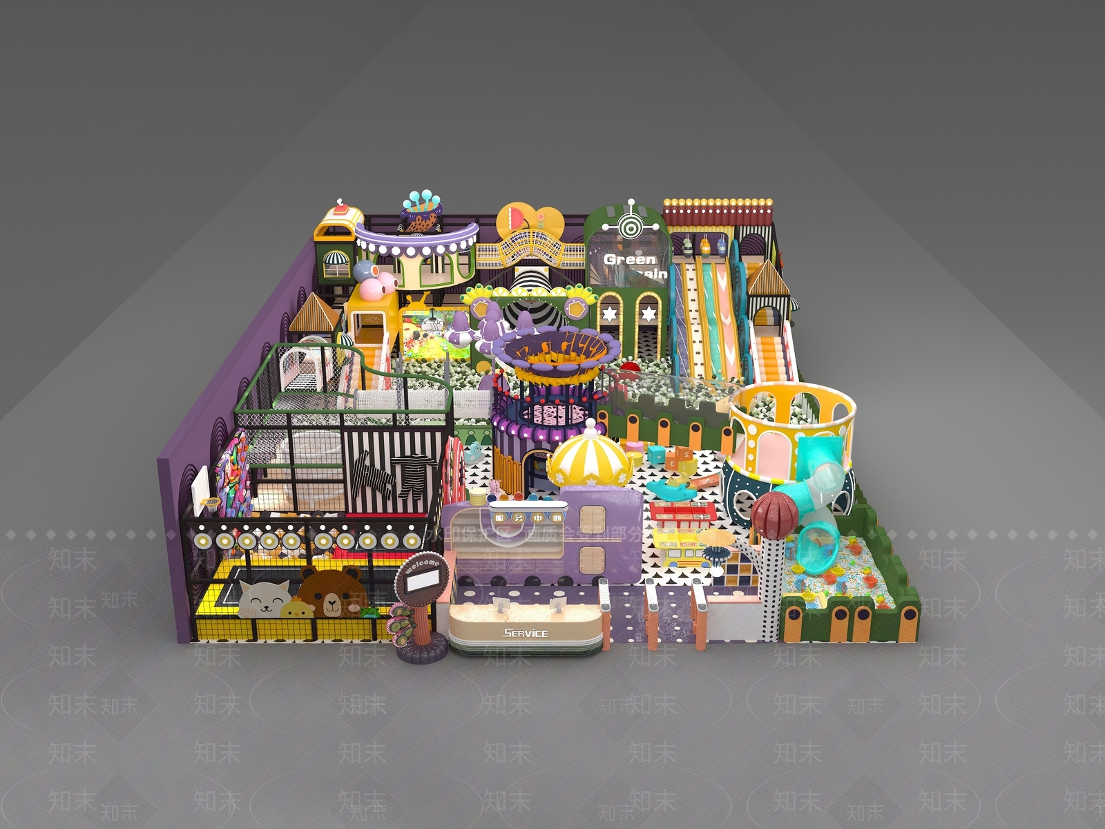 现代其他展厅3D模型下载【ID:1215125796】