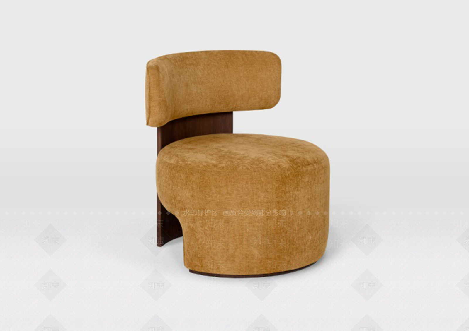 现代北欧沙发凳SU模型下载【ID:1193653943】