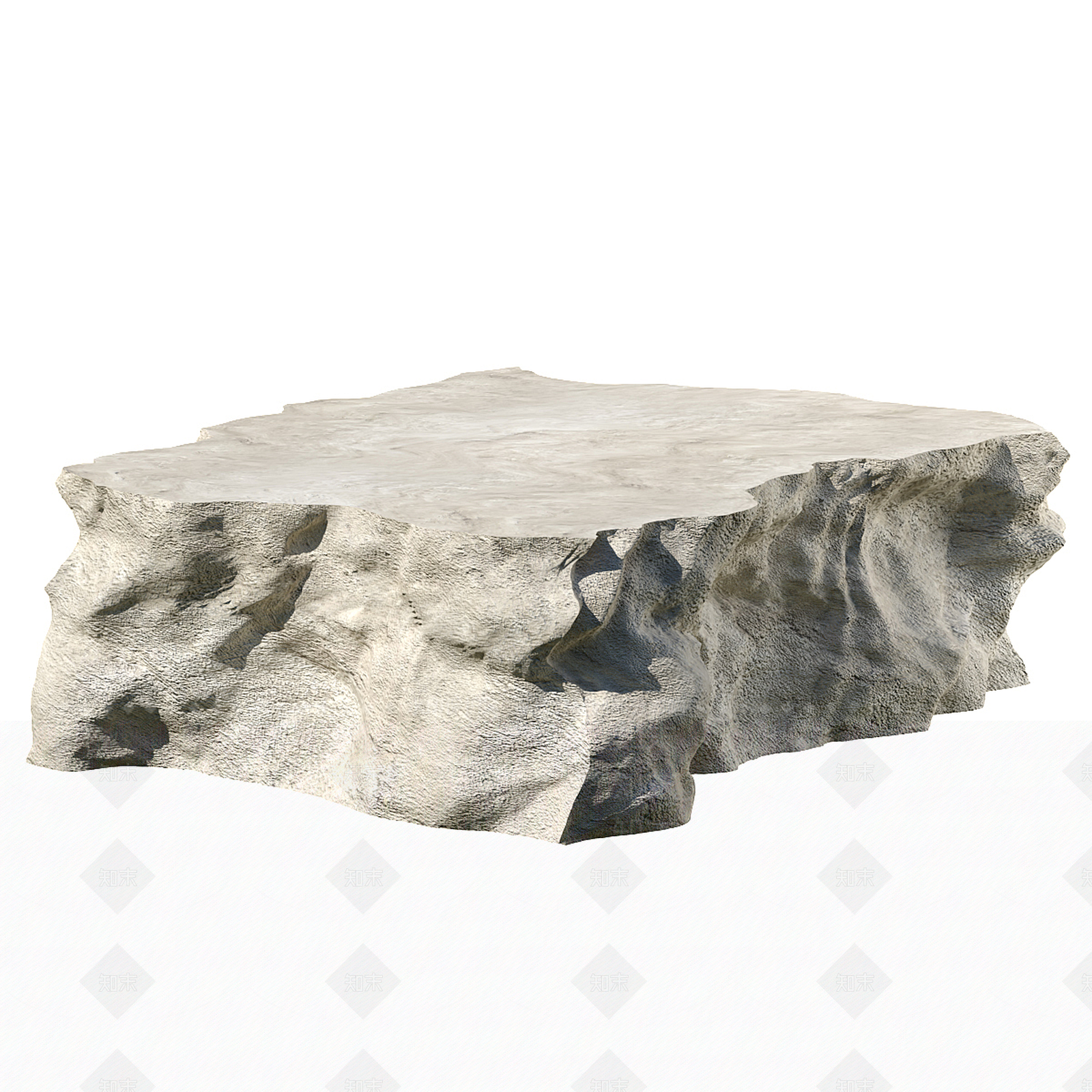 现代侘寂茶几3D模型下载【ID:1193656310】