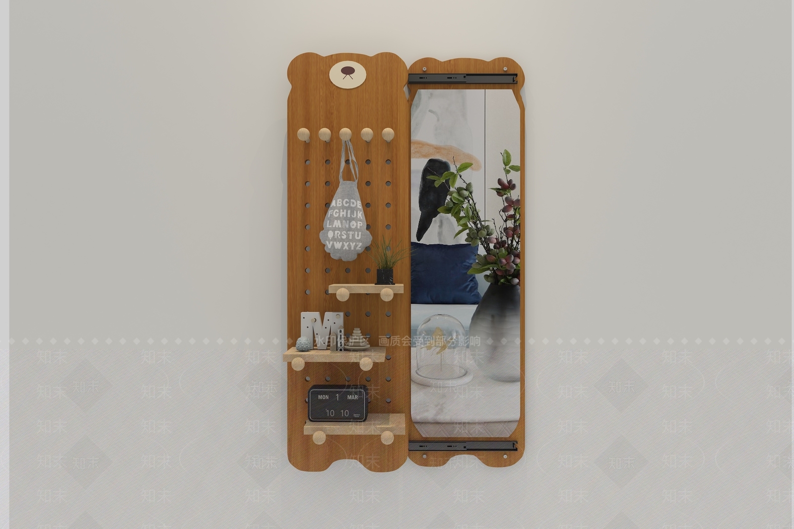 现代新中式挂件3D模型下载【ID:1193665462】