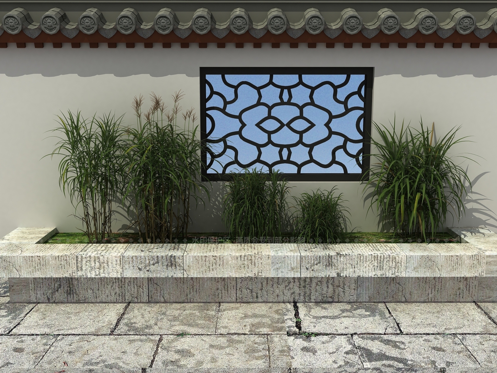 现代草本植物3D模型下载【ID:1193666636】