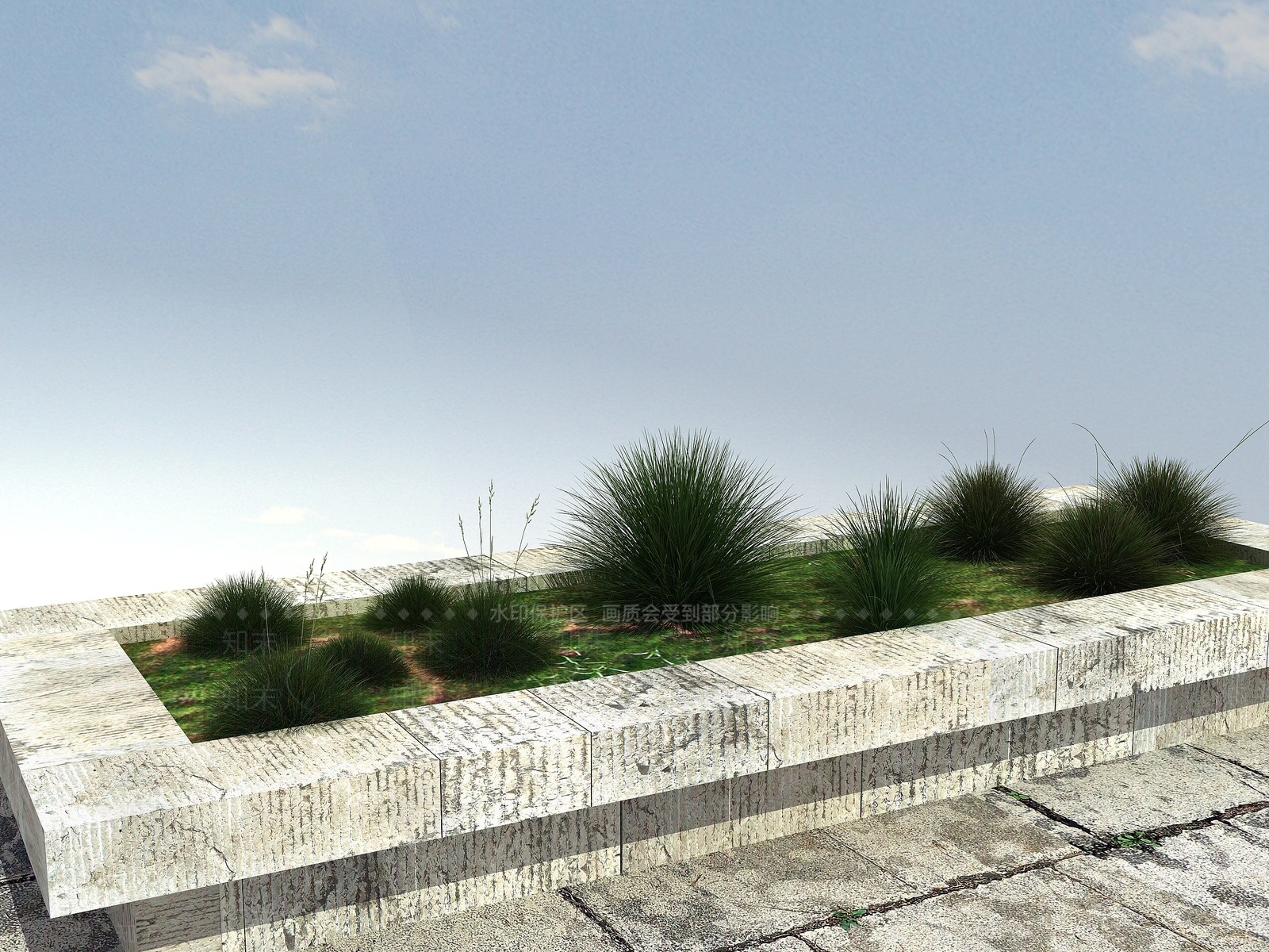 现代草本植物3D模型下载【ID:1193668766】