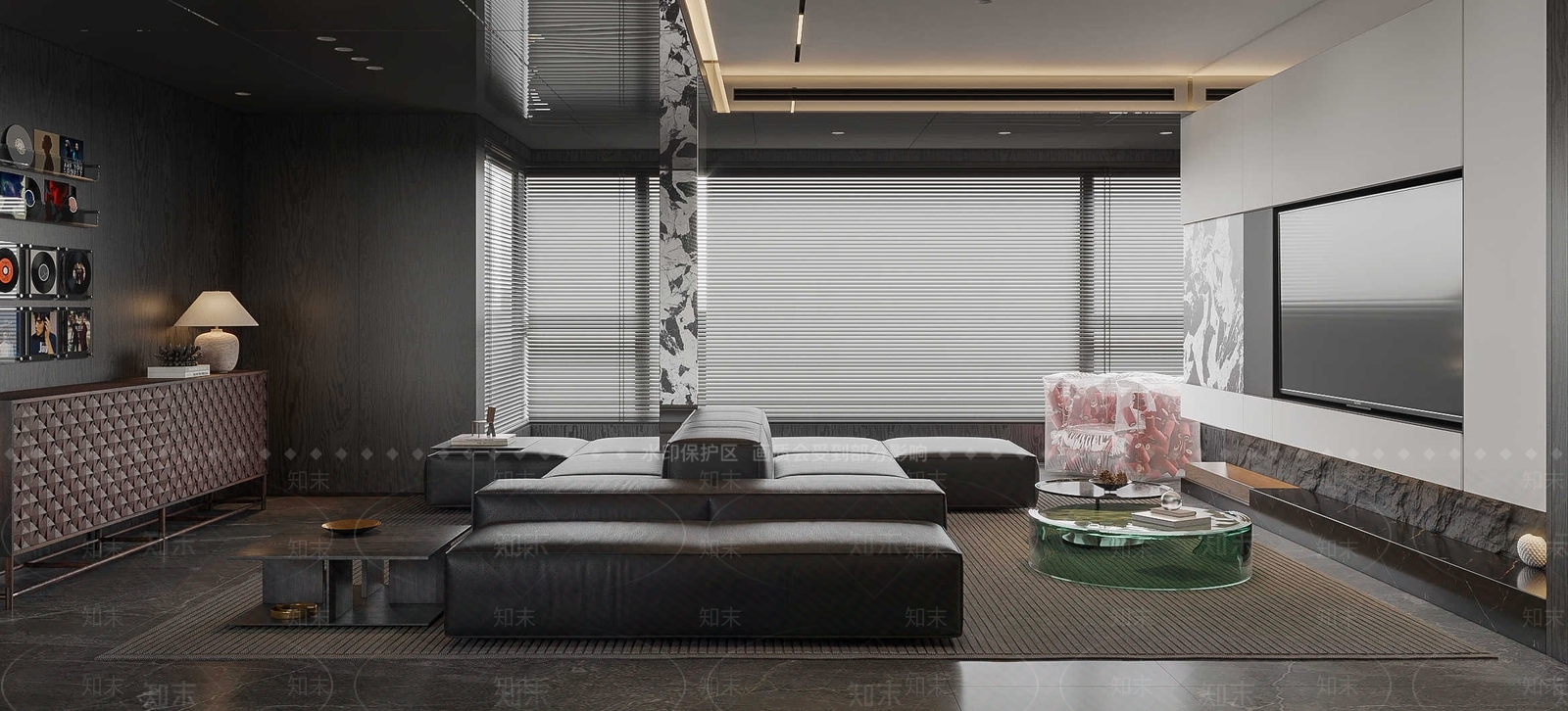 现代工业客餐厅3D模型下载【ID:1193669108】