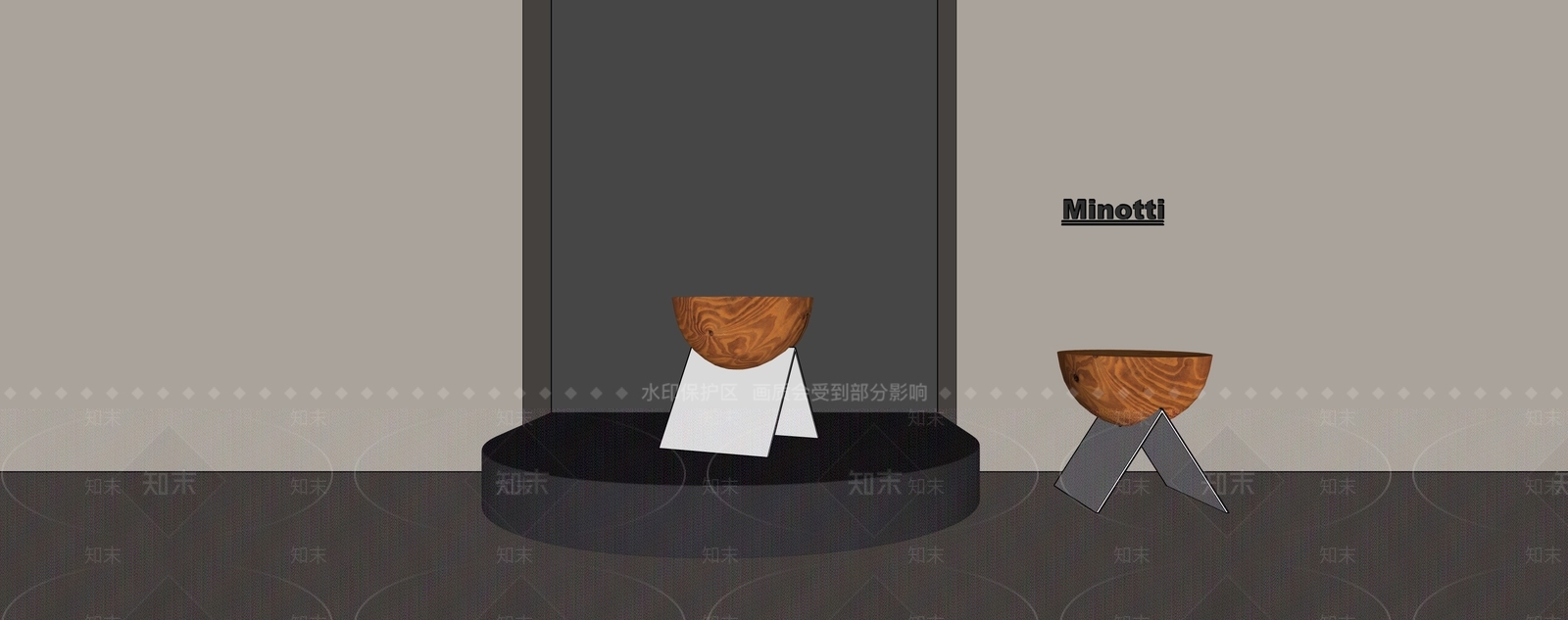 现代轻奢其他凳子3D模型下载【ID:1193669307】