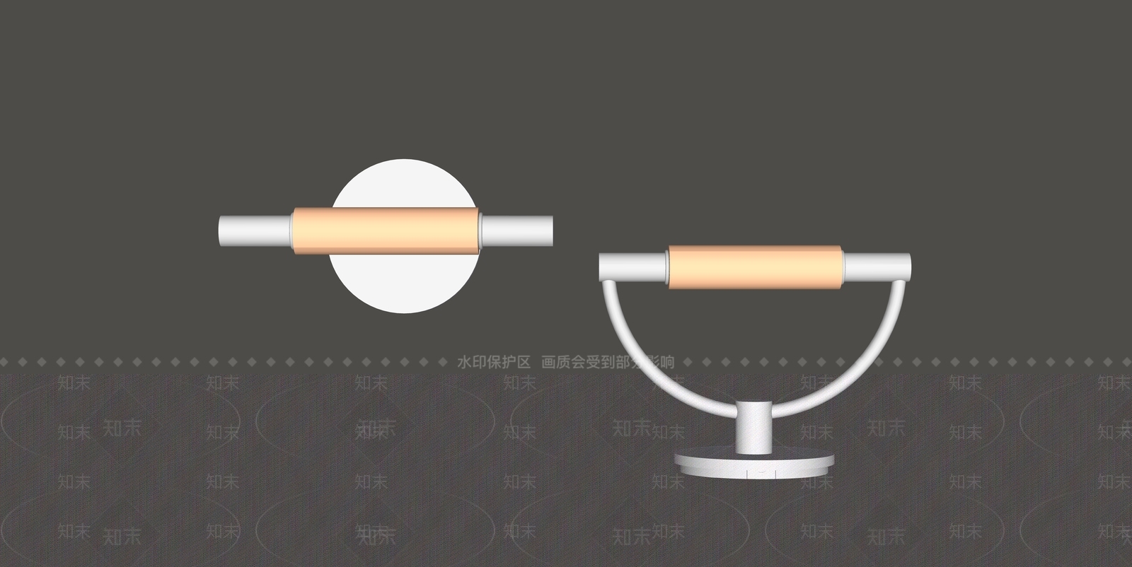 现代法式壁灯SU模型下载【ID:1193670374】