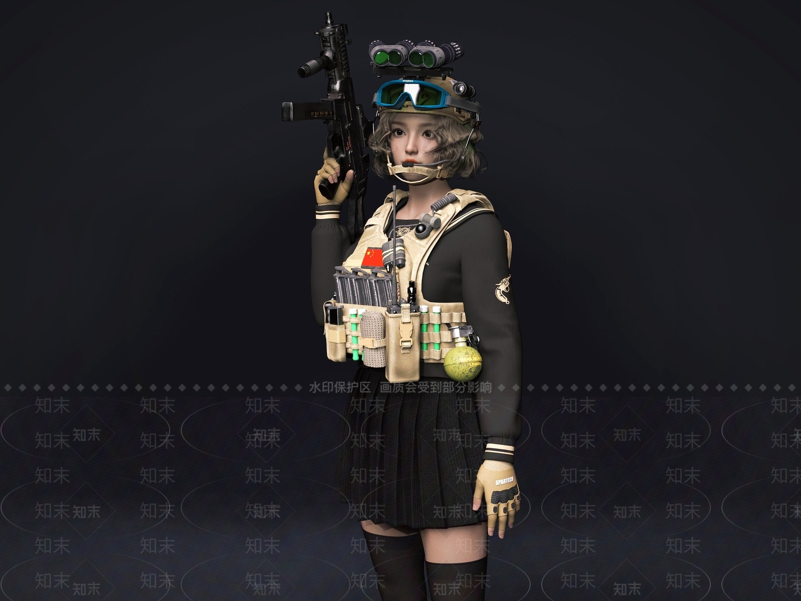 战术JK3D模型下载【ID:1193672672】