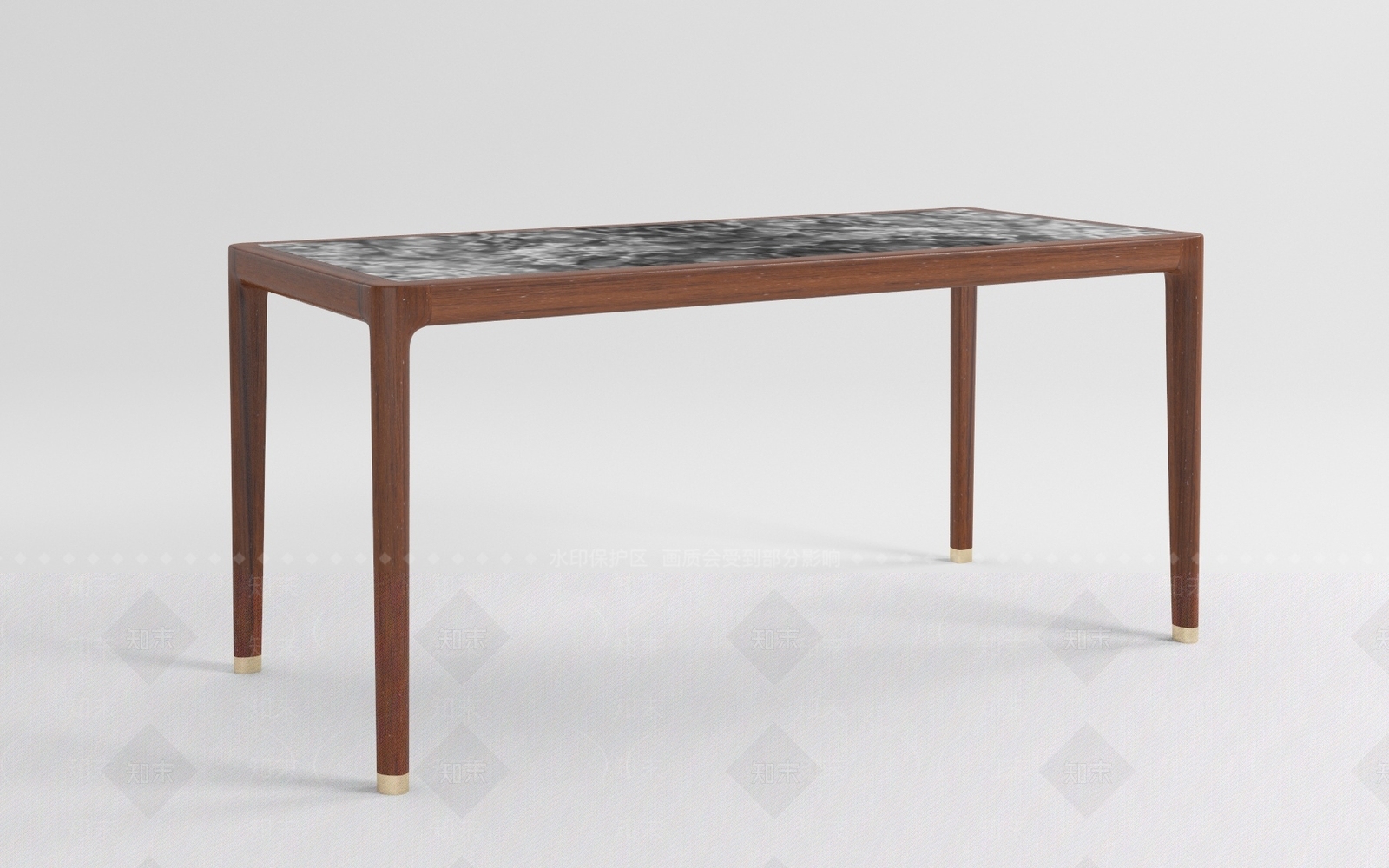 新中式北欧餐桌3D模型下载【ID:1193674466】