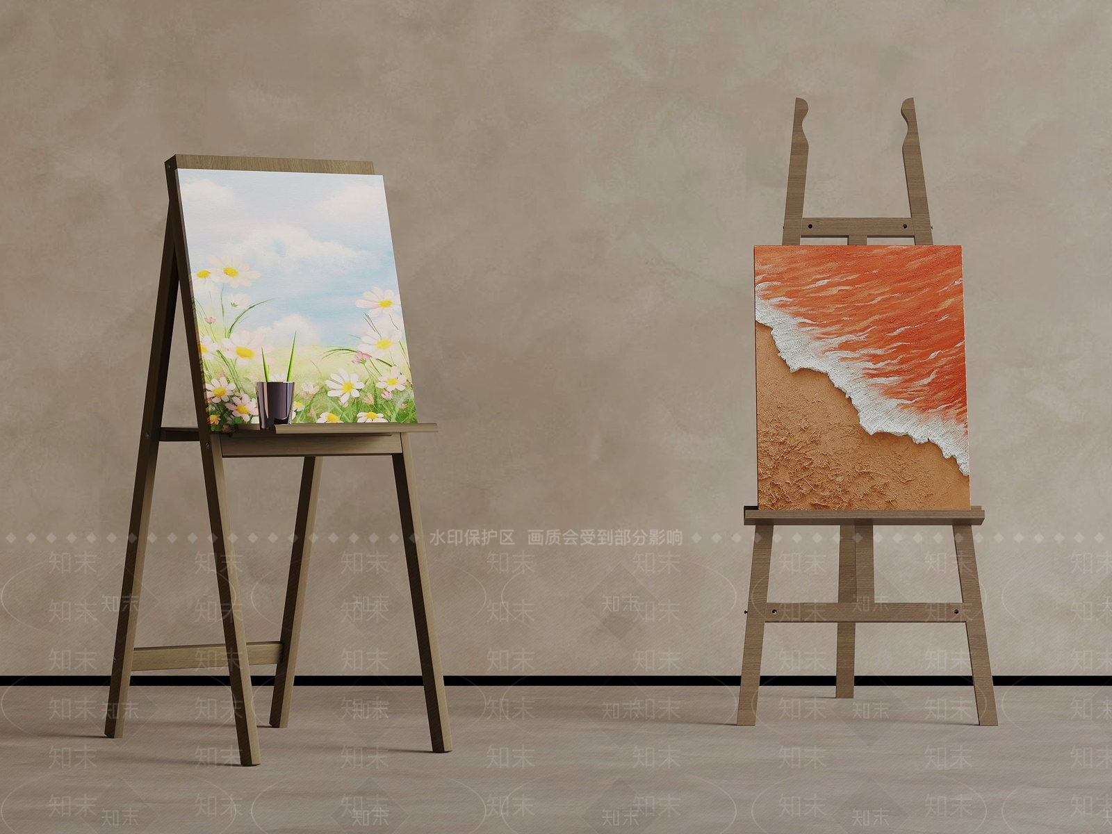 画具3D模型下载【ID:1193674666】