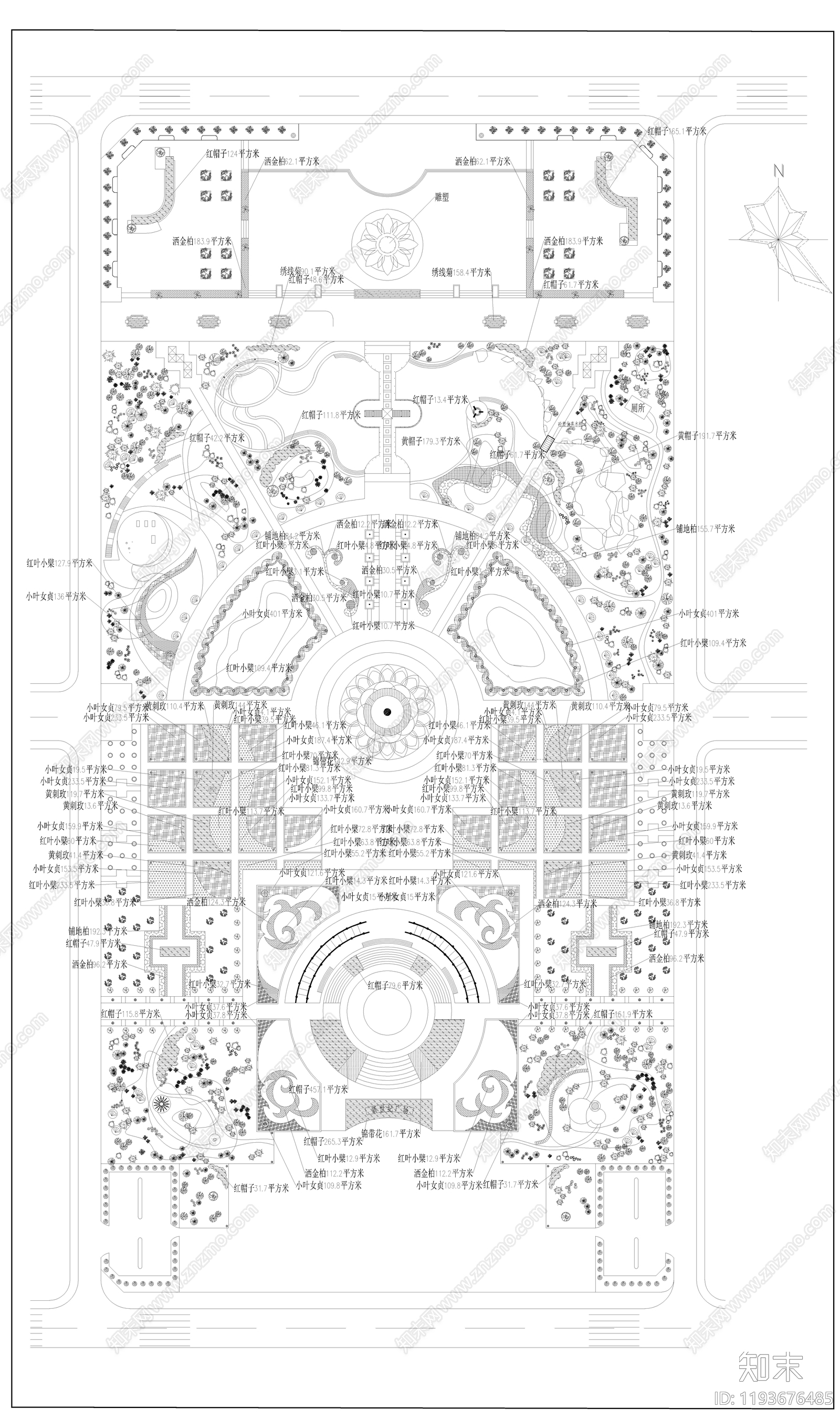 规划平面图施工图下载【ID:1193676485】