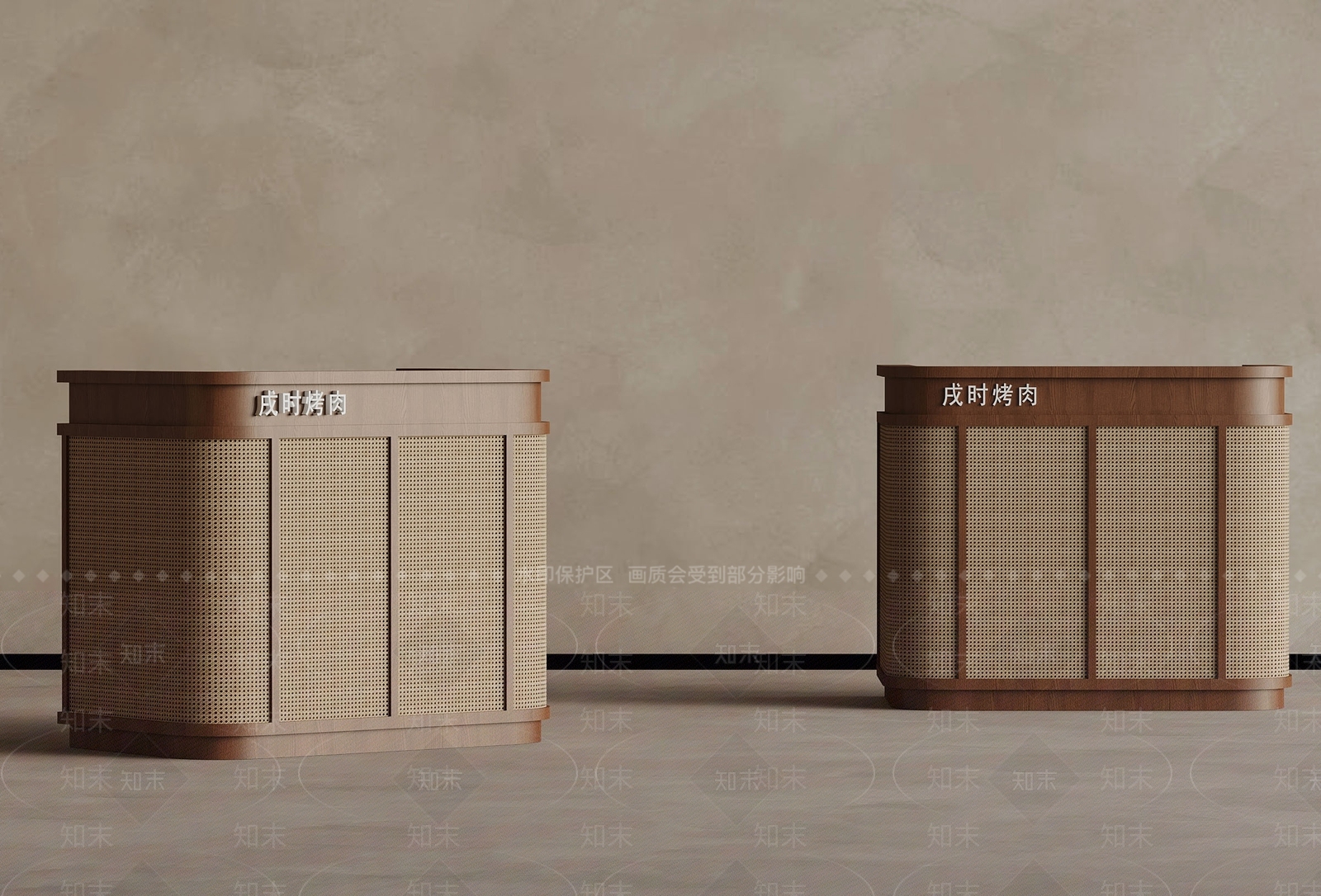 侘寂前台3D模型下载【ID:1193676469】