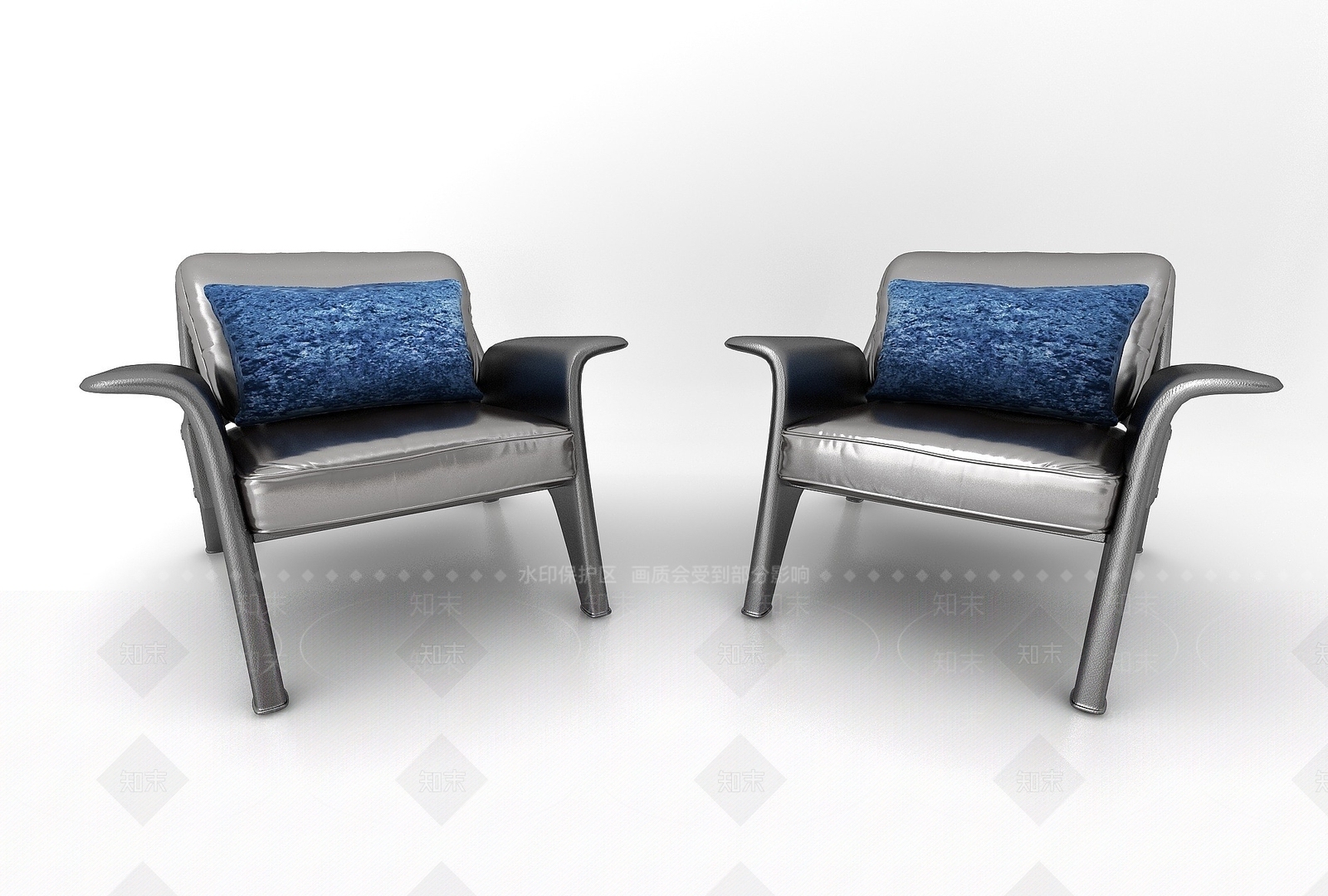 现代沙发椅子3D模型下载【ID:1193678823】