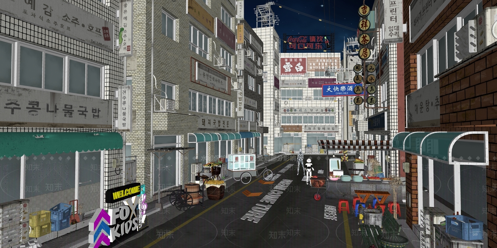 现代新中式其他商业美陈SU模型下载【ID:1193679819】