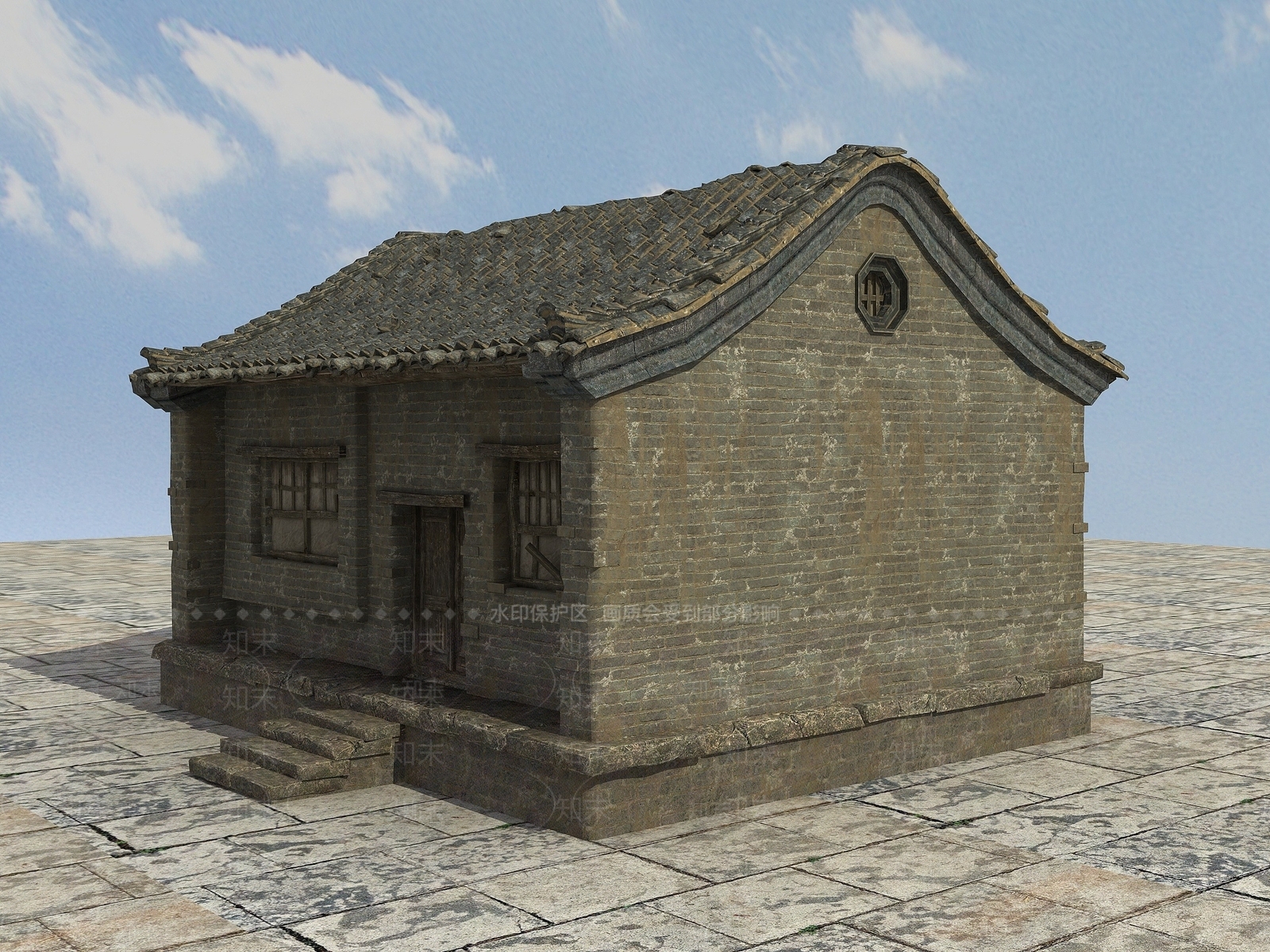 现代乡村规划正兴中国文化系列3D模型下载【ID:1193680917】