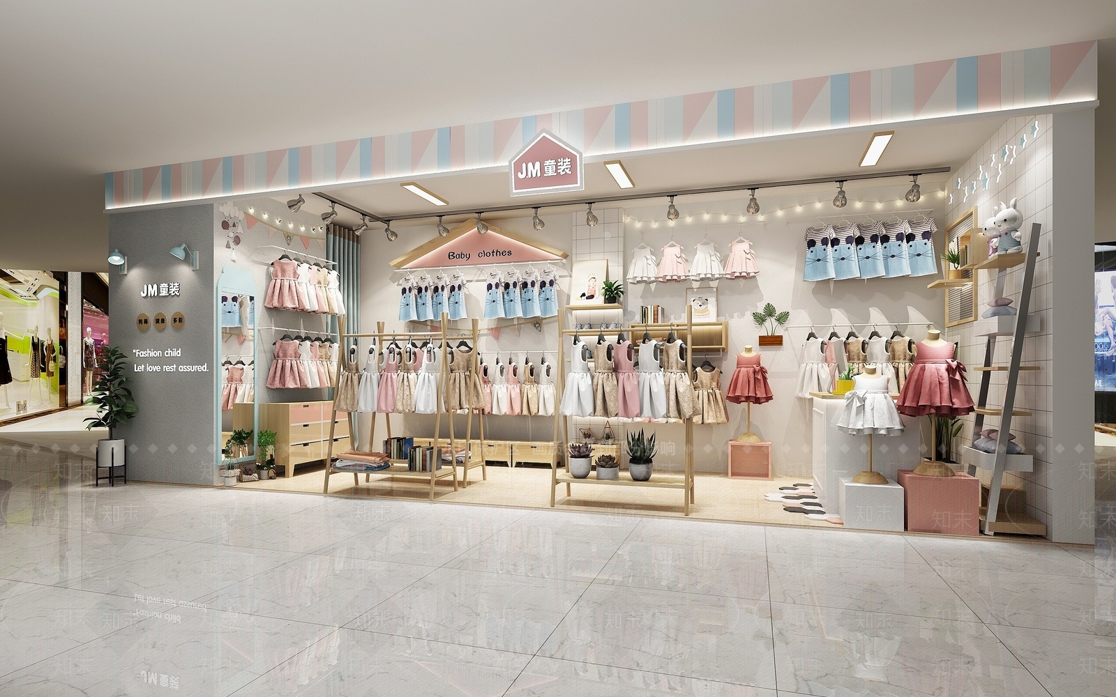 童装店3D模型下载【ID:1193682124】
