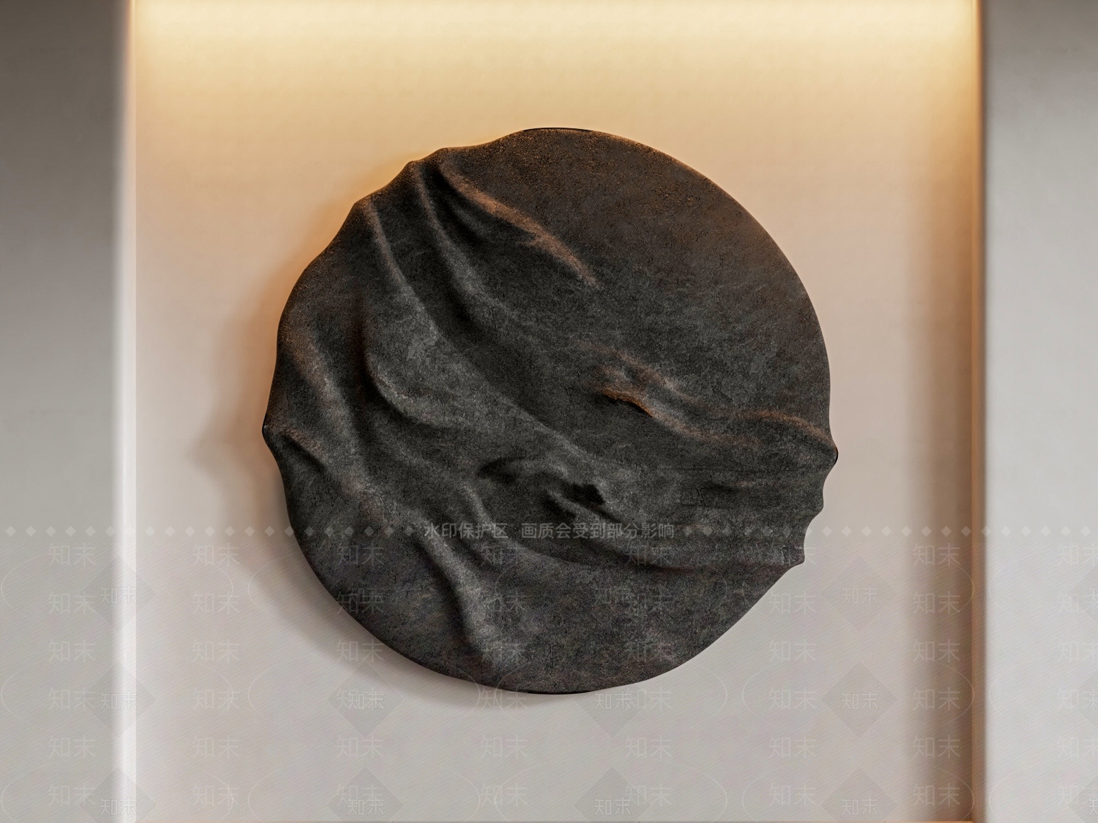 中古侘寂挂件3D模型下载【ID:1193691620】