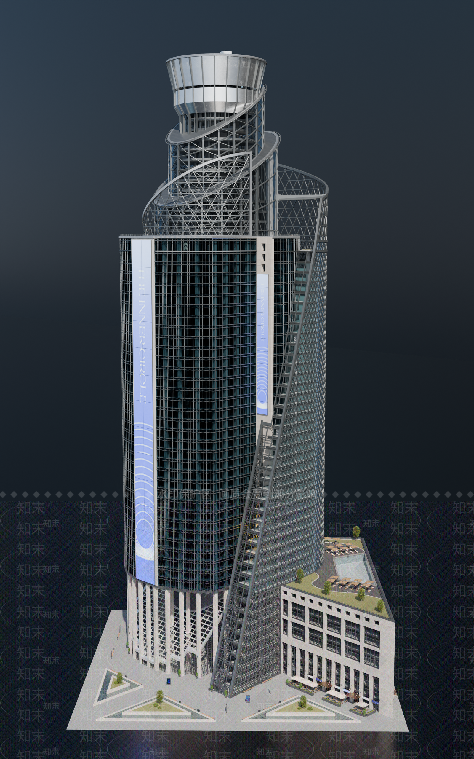 现代其他商业建筑SU模型下载【ID:1193693952】