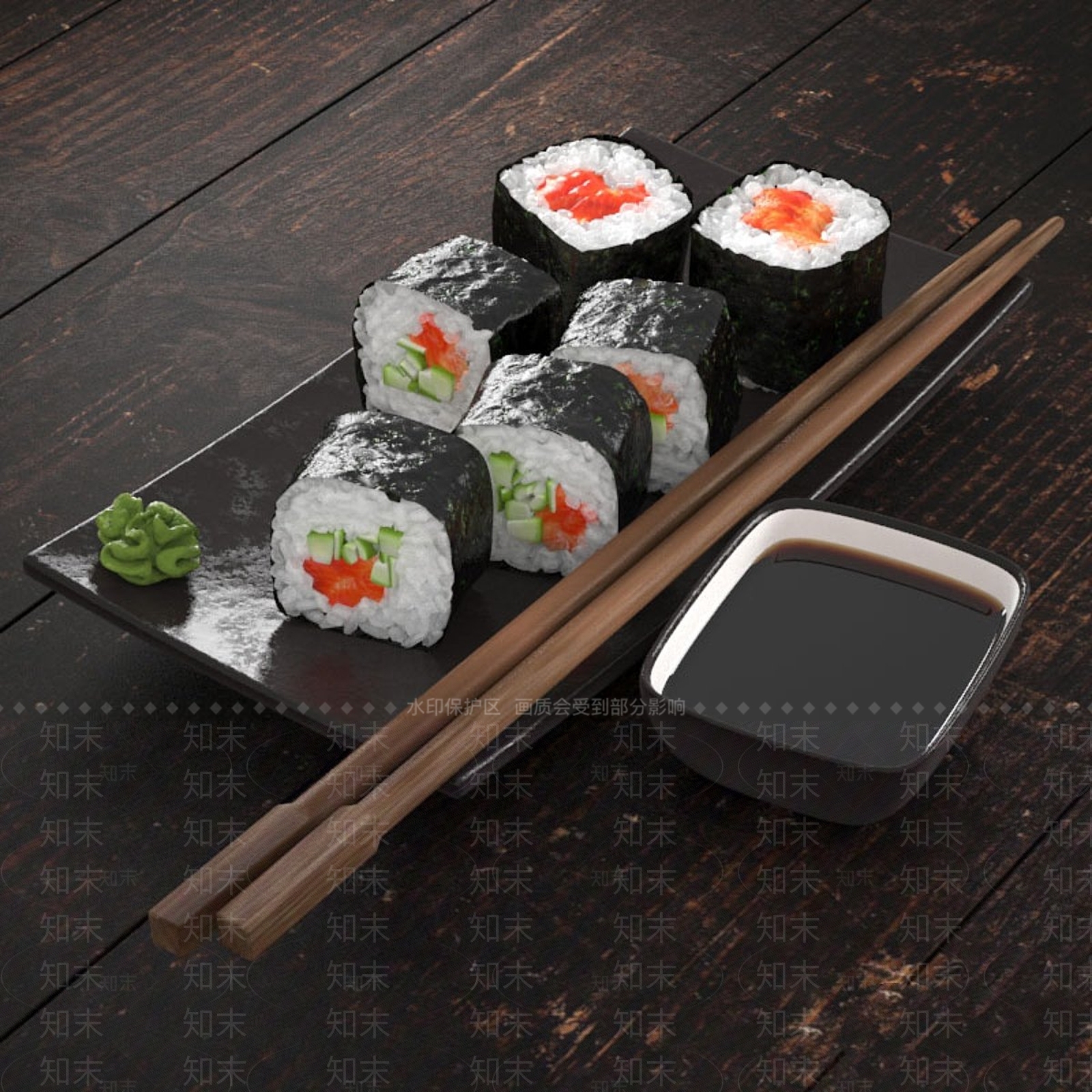 酒水食物3D模型下载【ID:1193698167】