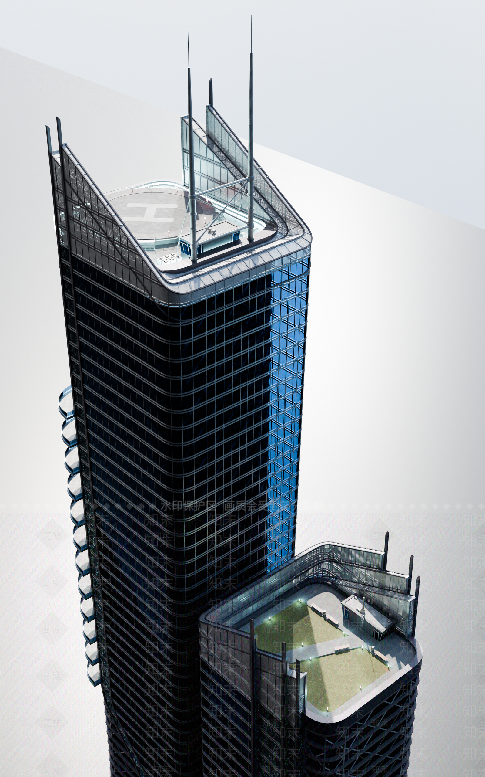 现代其他商业建筑SU模型下载【ID:1193703521】
