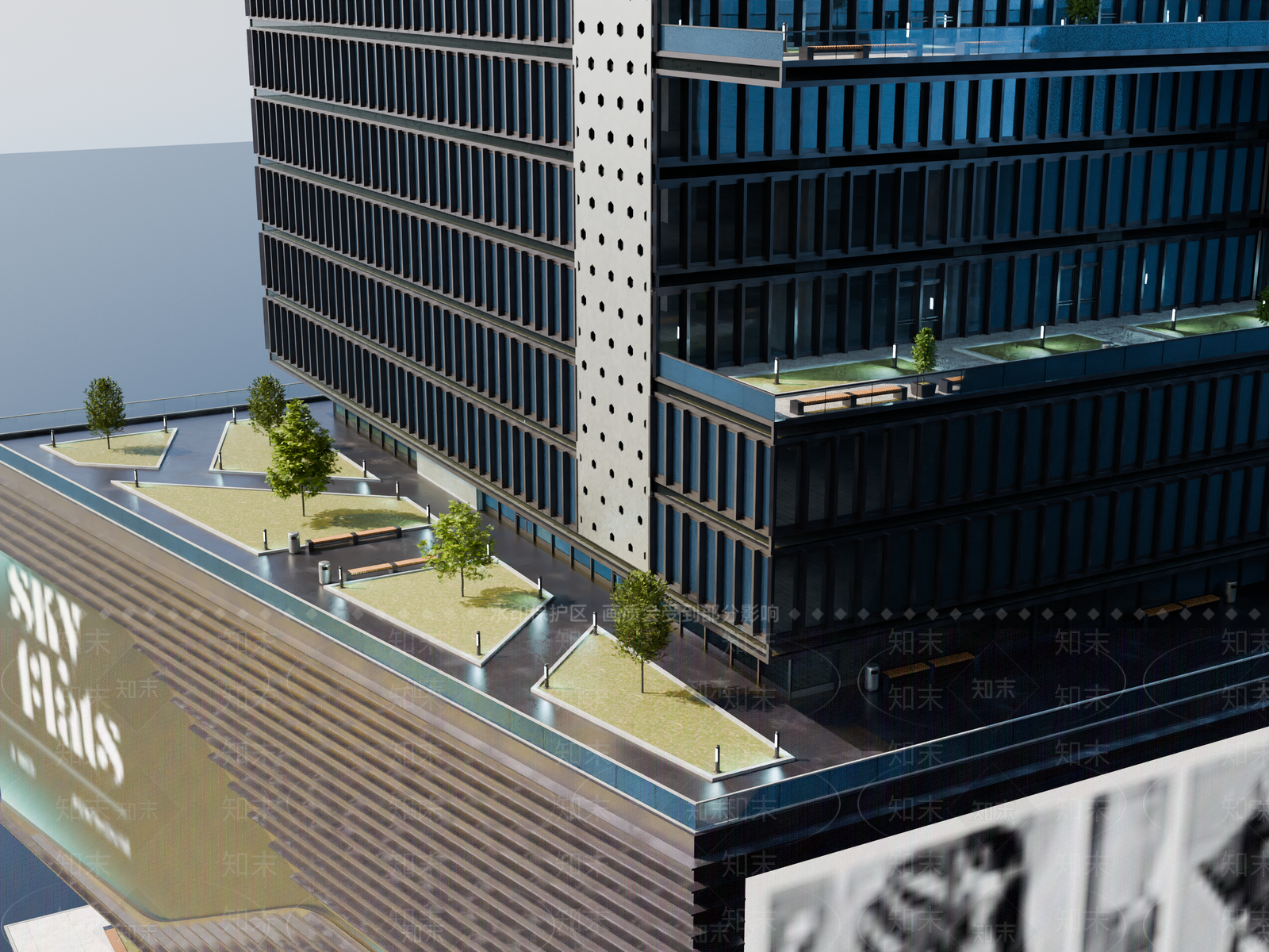 现代其他商业建筑SU模型下载【ID:1193703799】