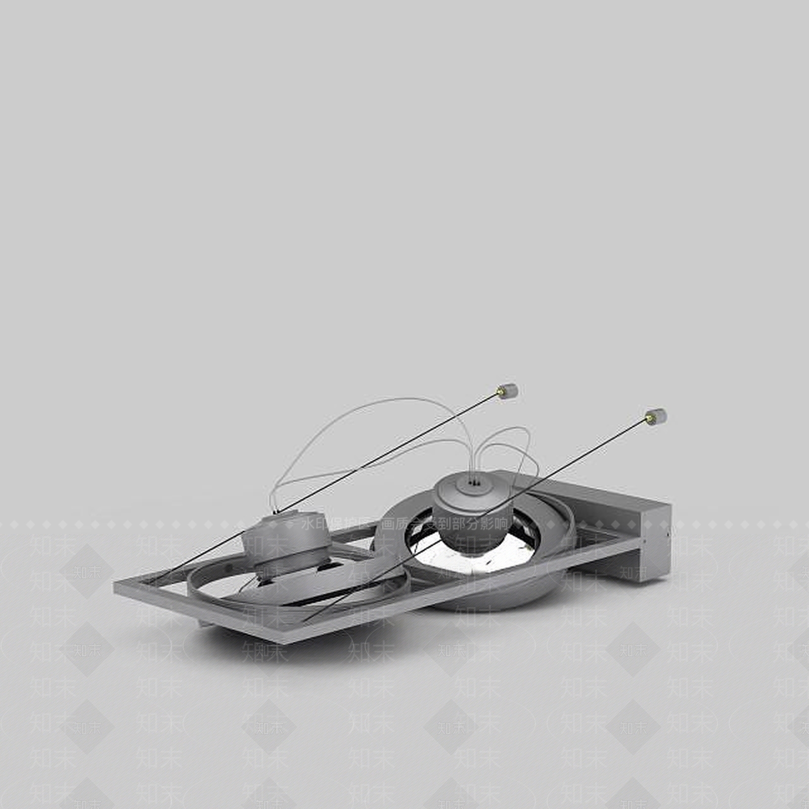 现代灯具组合3D模型下载【ID:1193715353】