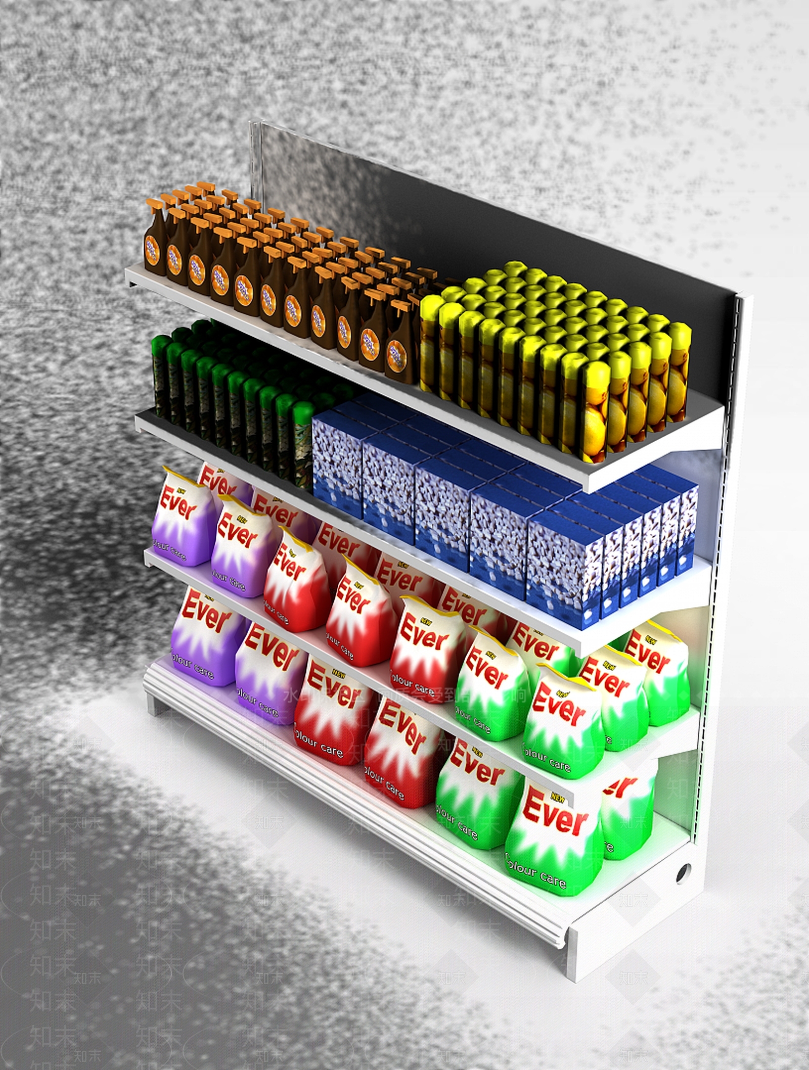现代妆台妆凳3D模型下载【ID:1193718721】