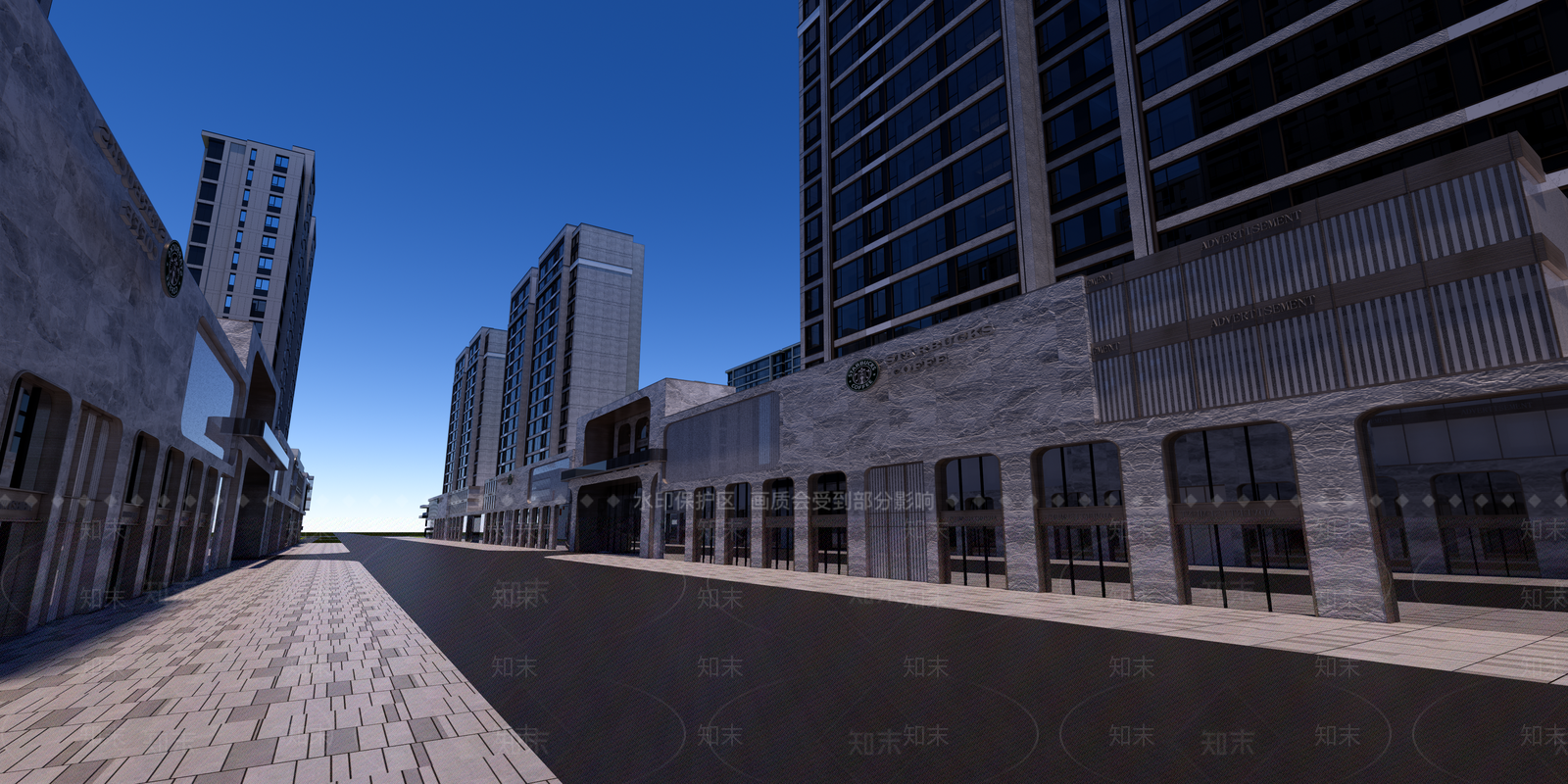现代中式高层住宅SU模型下载【ID:1199232241】