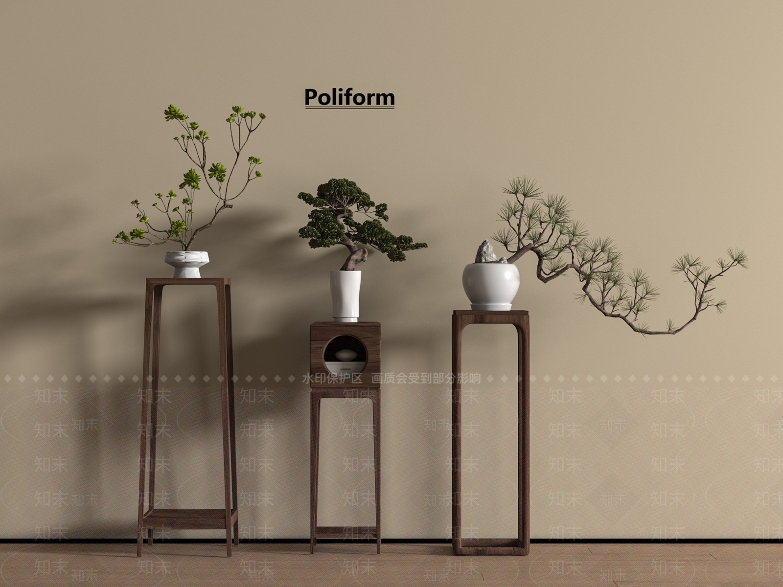 花架3D模型下载【ID:1193728054】