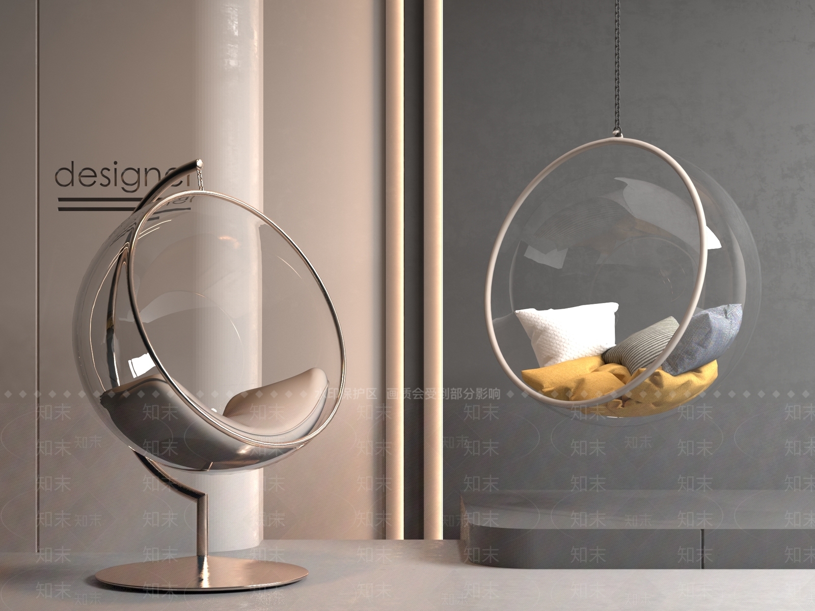 吊椅3D模型下载【ID:1193732364】