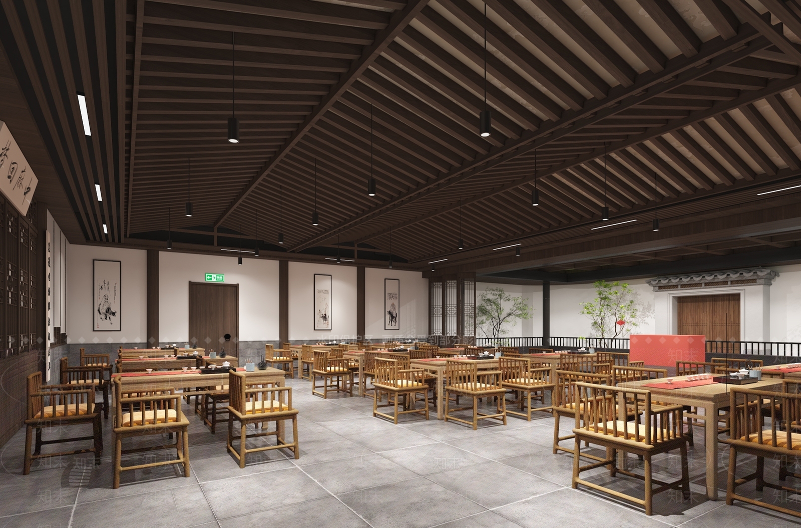 新中式其他娱乐空间3D模型下载【ID:1193733426】