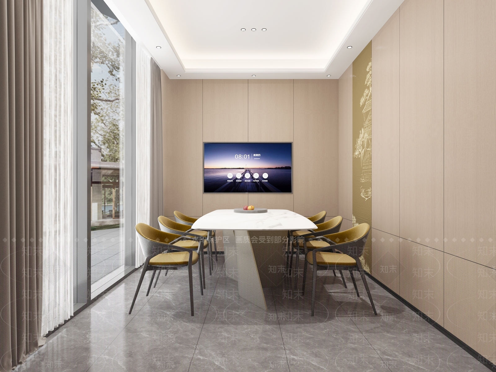 现代新中式其他商业空间3D模型下载【ID:1193736426】
