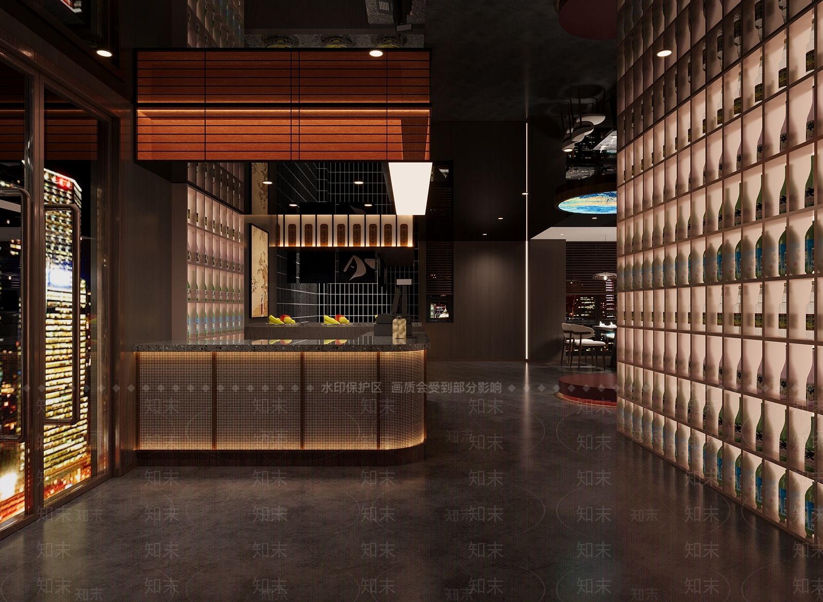 现代日式日料店3D模型下载【ID:1193737104】