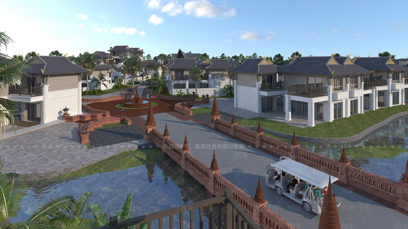 新中式酒店外观3D模型下载【ID:1193740940】