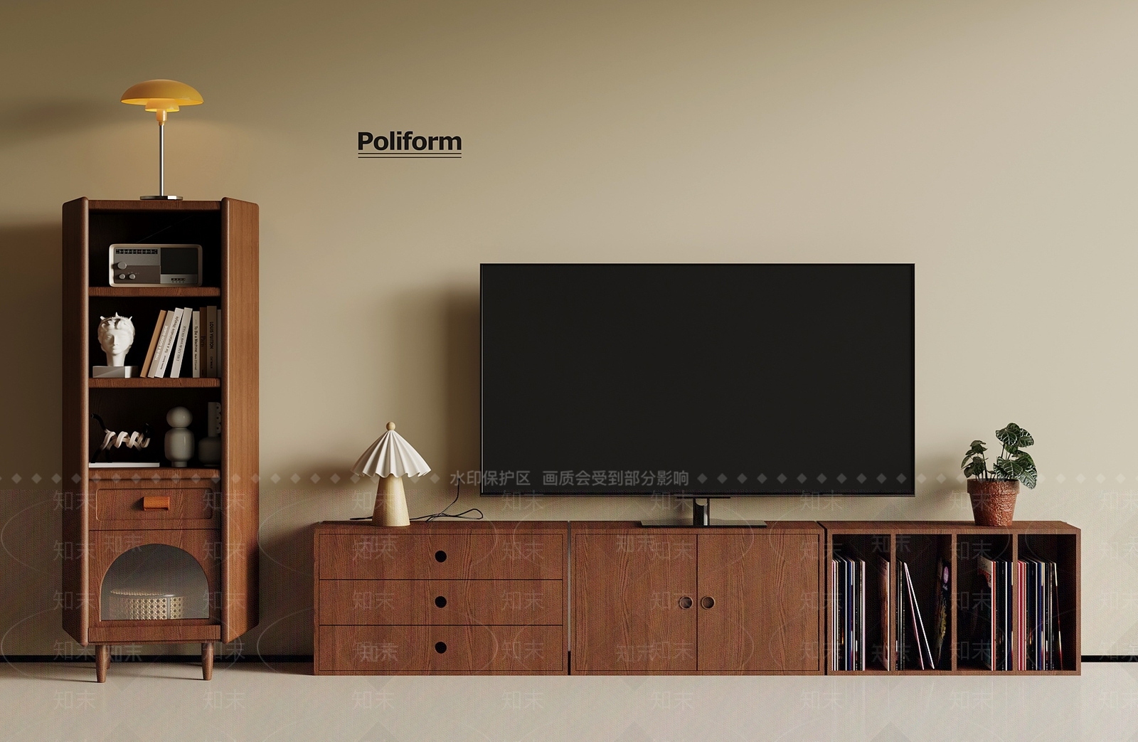 法式中古电视柜SU模型下载【ID:1193753860】