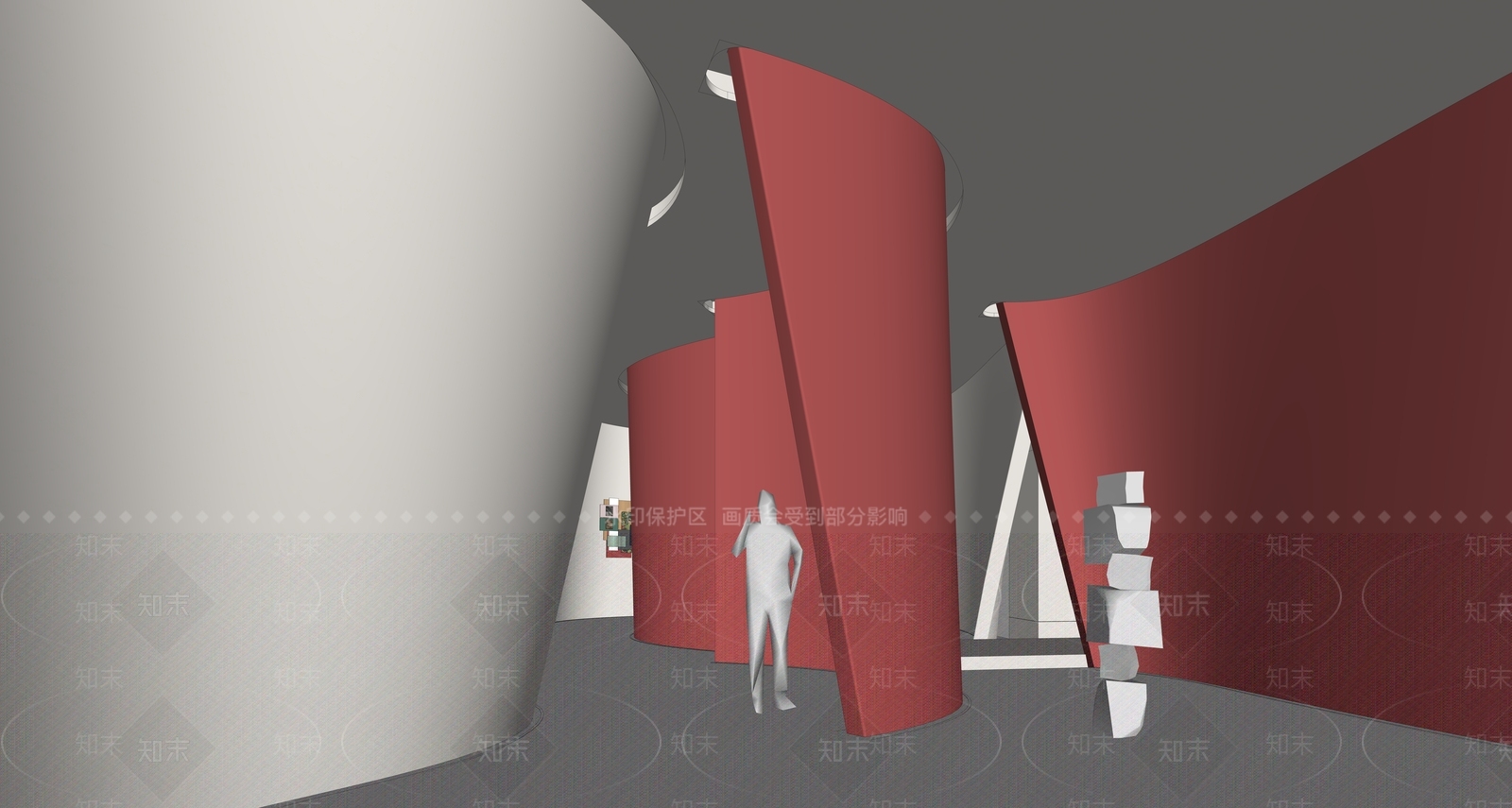 现代侘寂其他文化空间SU模型下载【ID:1193762311】