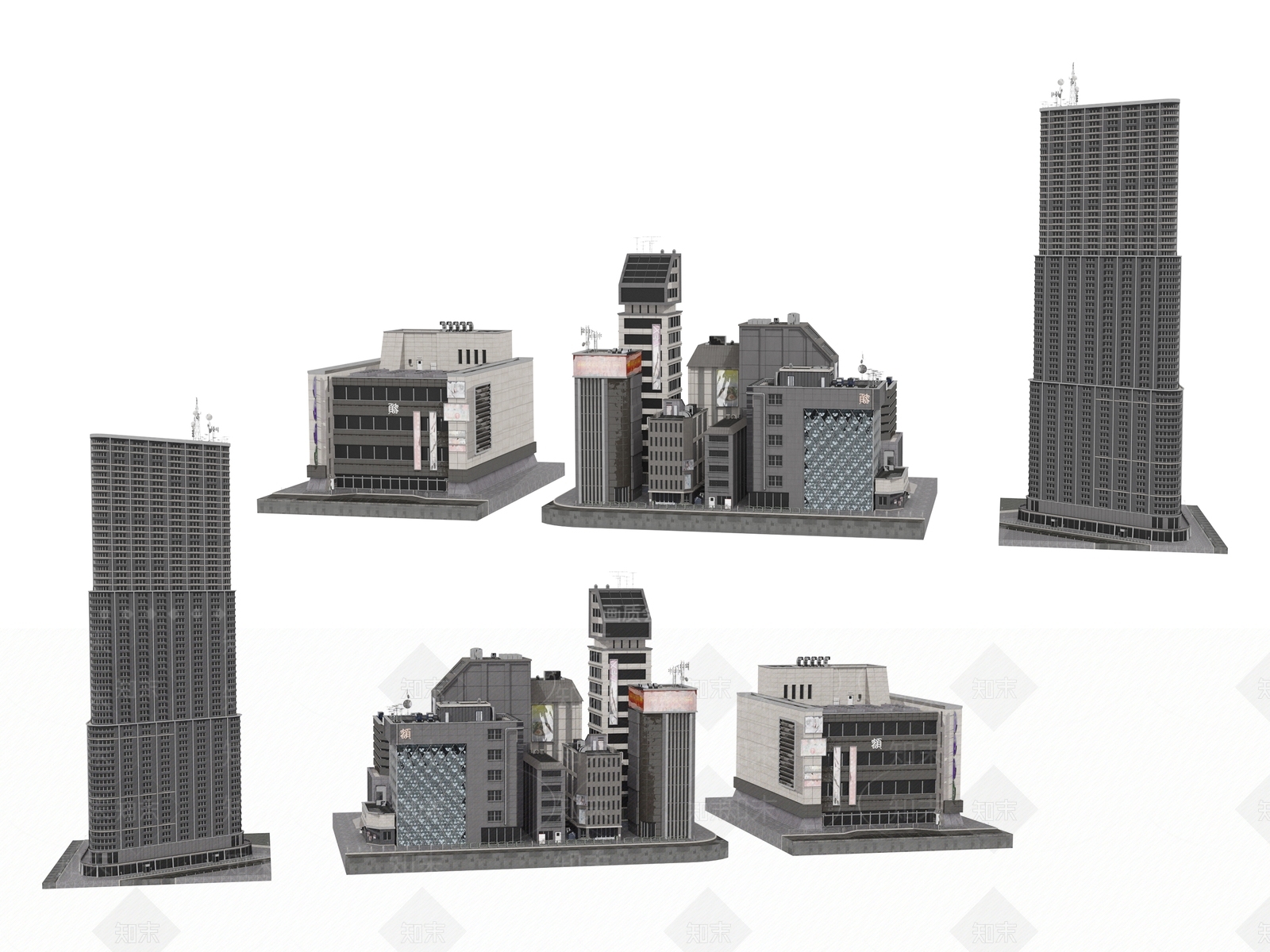 现代艺术风格建筑3D模型下载【ID:1193762592】
